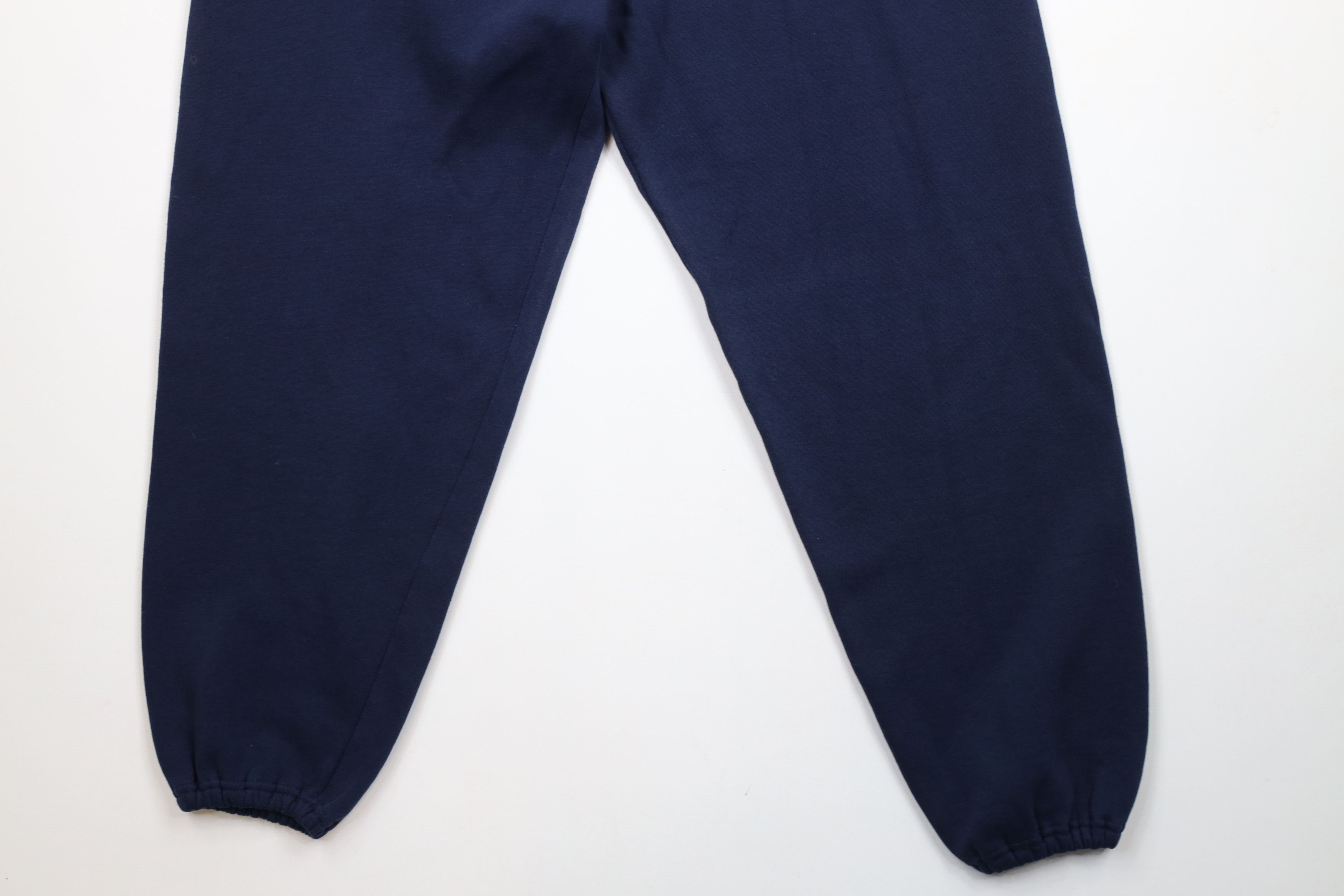 Vintage Vintage 90s Streetwear Cuffed Sweatpants Joggers Blue USA Size US 38 / EU 54 - 11 Thumbnail