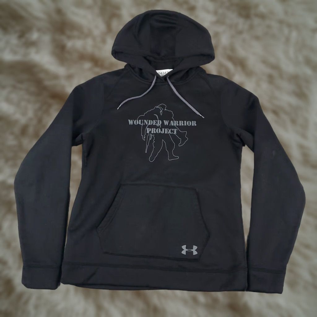 Under Armour Under Armour Womens Small Black Pullover Hoodie Sweatshirt Ladies Sweater Size S / US 4 / IT 40 - 1 Thumbnail