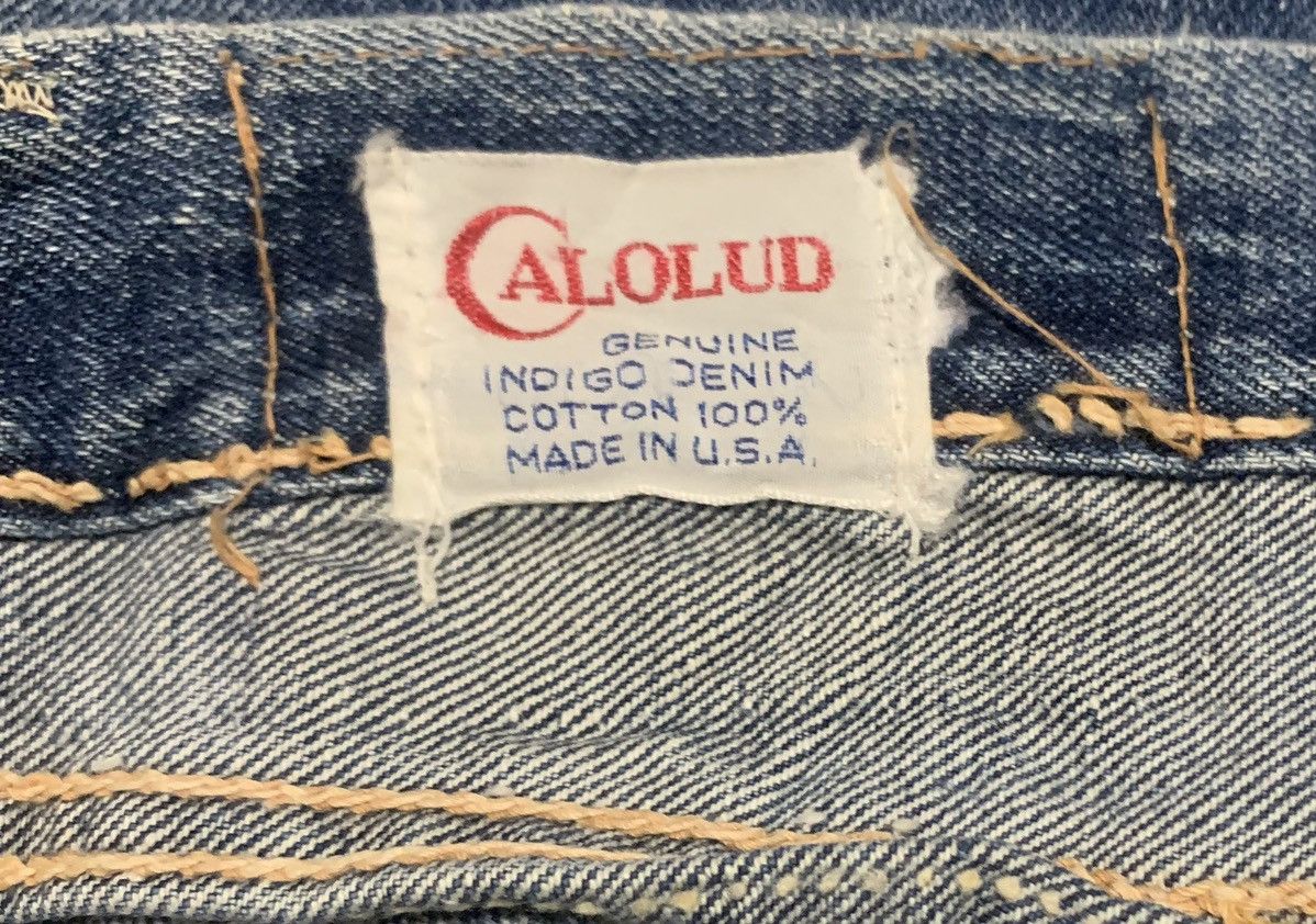 Vintage Vintage 80s Calolud Straight Jeans Distressed Made In Usa Size US 30 / EU 46 - 14 Thumbnail