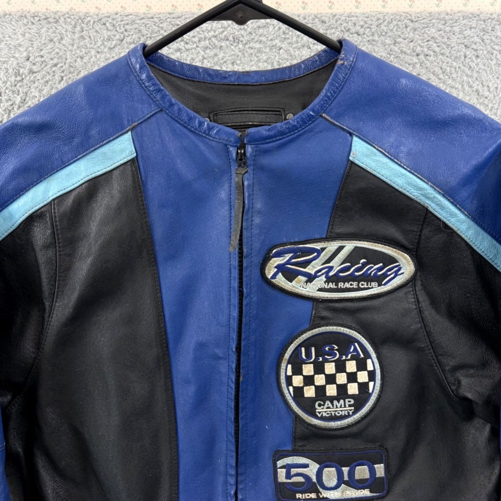 Vintage VINTAGE Vanson Leather Jacket Womens Small Black 90s Patch Biker Racing Motocycle Shirt/Motorcycle Jacket Womens Size S / US 4 / IT 40 - 3 Thumbnail