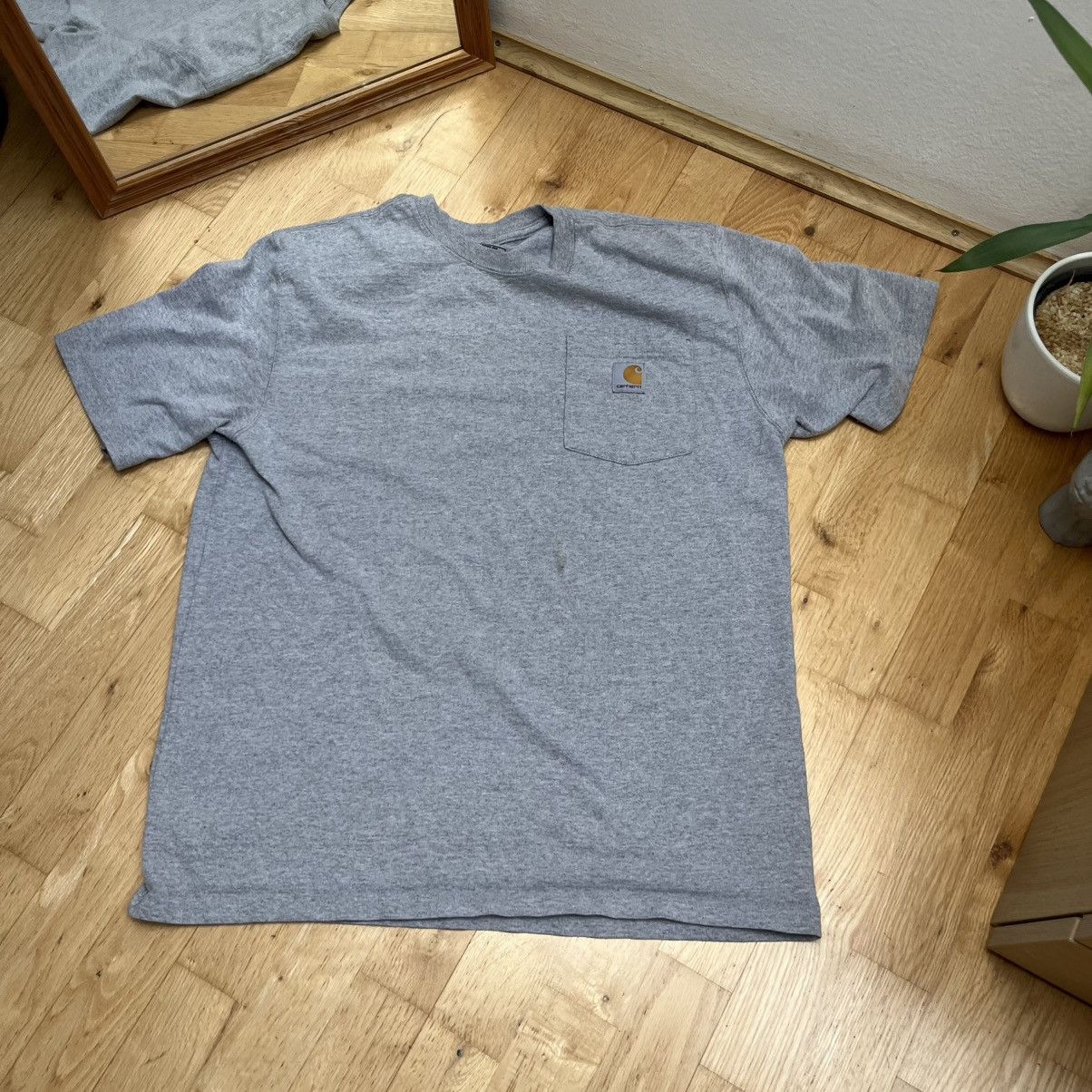 Carhartt Carhartt Workwear Pocket Tee - Heather Gray (Size M) Size US M / EU 48-50 / 2 - 4 Thumbnail