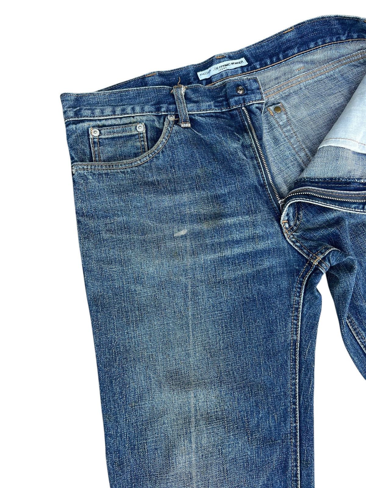 Vintage Vintage Cosmic Wonder Japan Dirty Mud Denim Flare Jeans Size US 32 / EU 48 - 6 Thumbnail