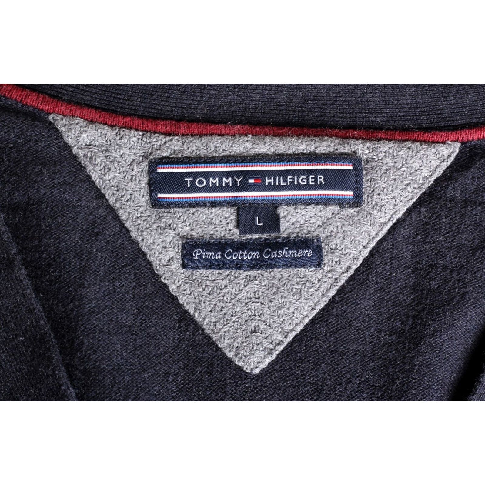 Tommy Hilfiger TOMMY HILFIGER Cardigan Sweater Men L Pima Cotton Cashmere VR3468 Cardigan Size US L / EU 52-54 / 3 - 5 Thumbnail