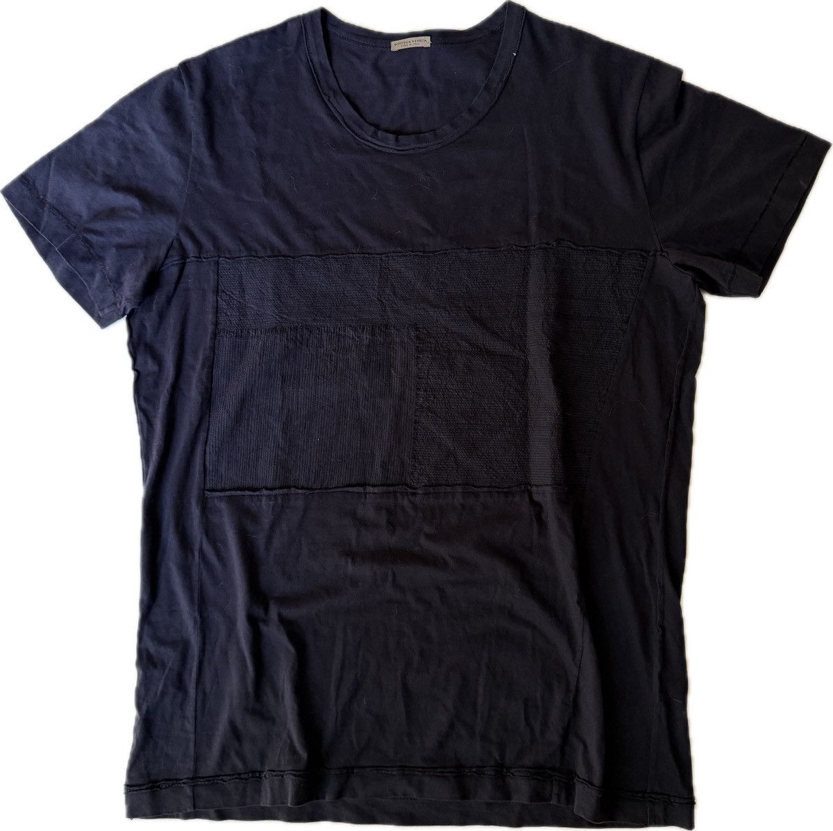 Bottega Veneta Bottega Veneta Texture Patchwork T-Shirt Sz 52 Made in Italy Size US L / EU 52-54 / 3 - 1 Thumbnail