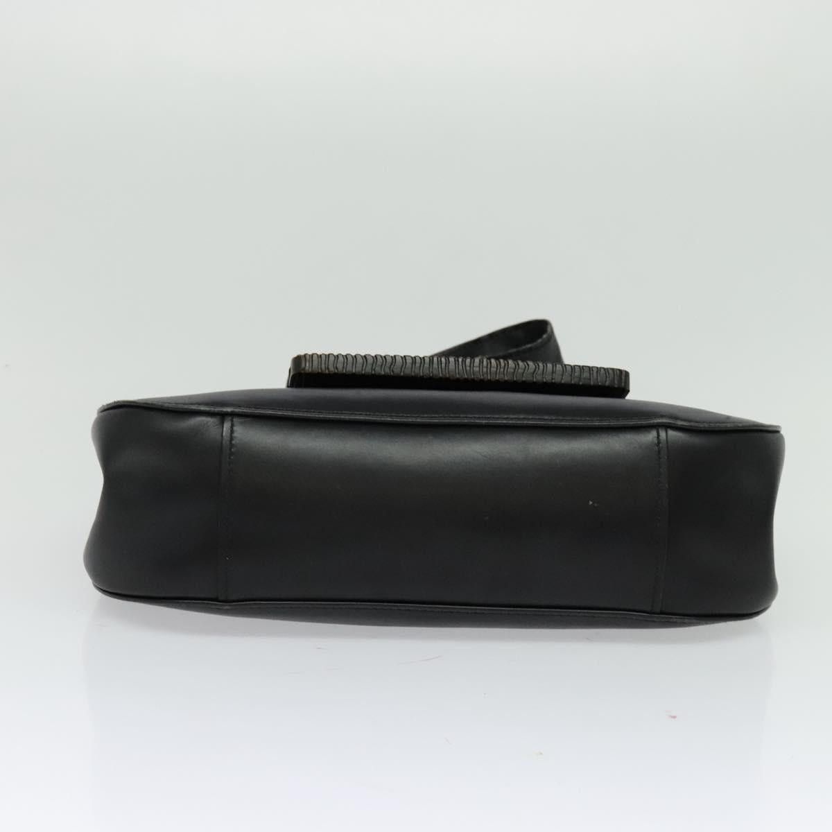 Gucci GUCCI Shoulder Bag Leather Black Silver Size ONE SIZE - 5 Thumbnail