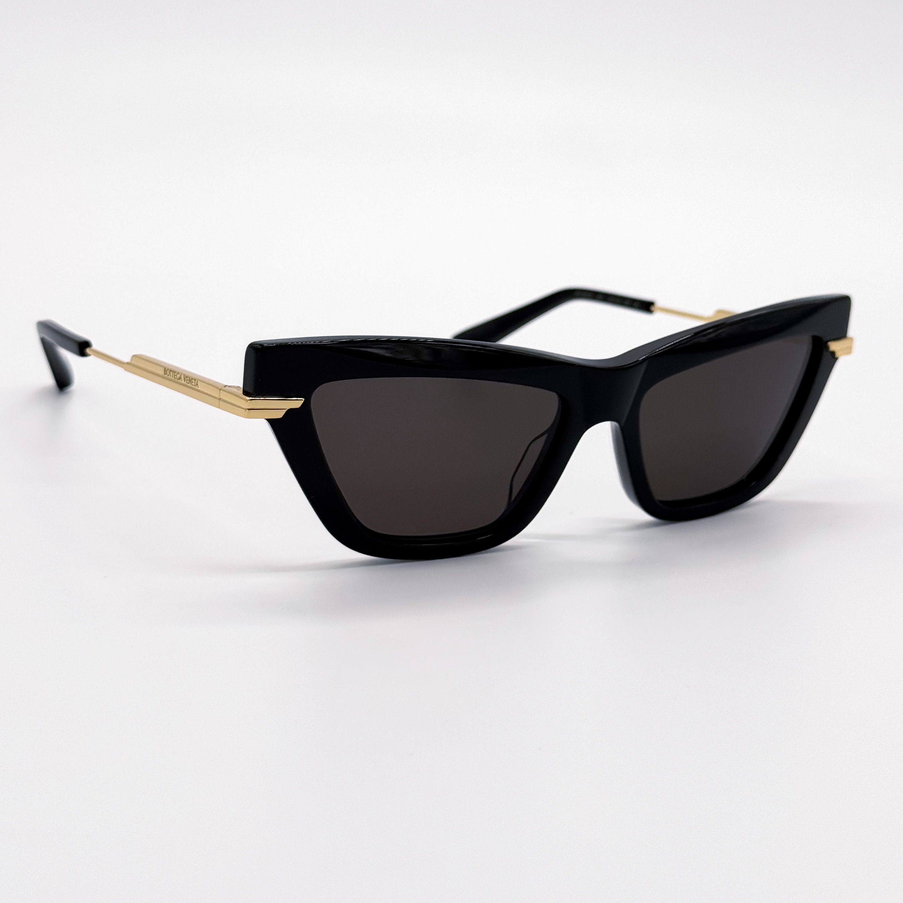 Bottega Veneta NEW BOTTEGA VENETA BV1241S 001 SUNGLASSES WOMEN BLACK GOLD Size ONE SIZE - 5 Thumbnail