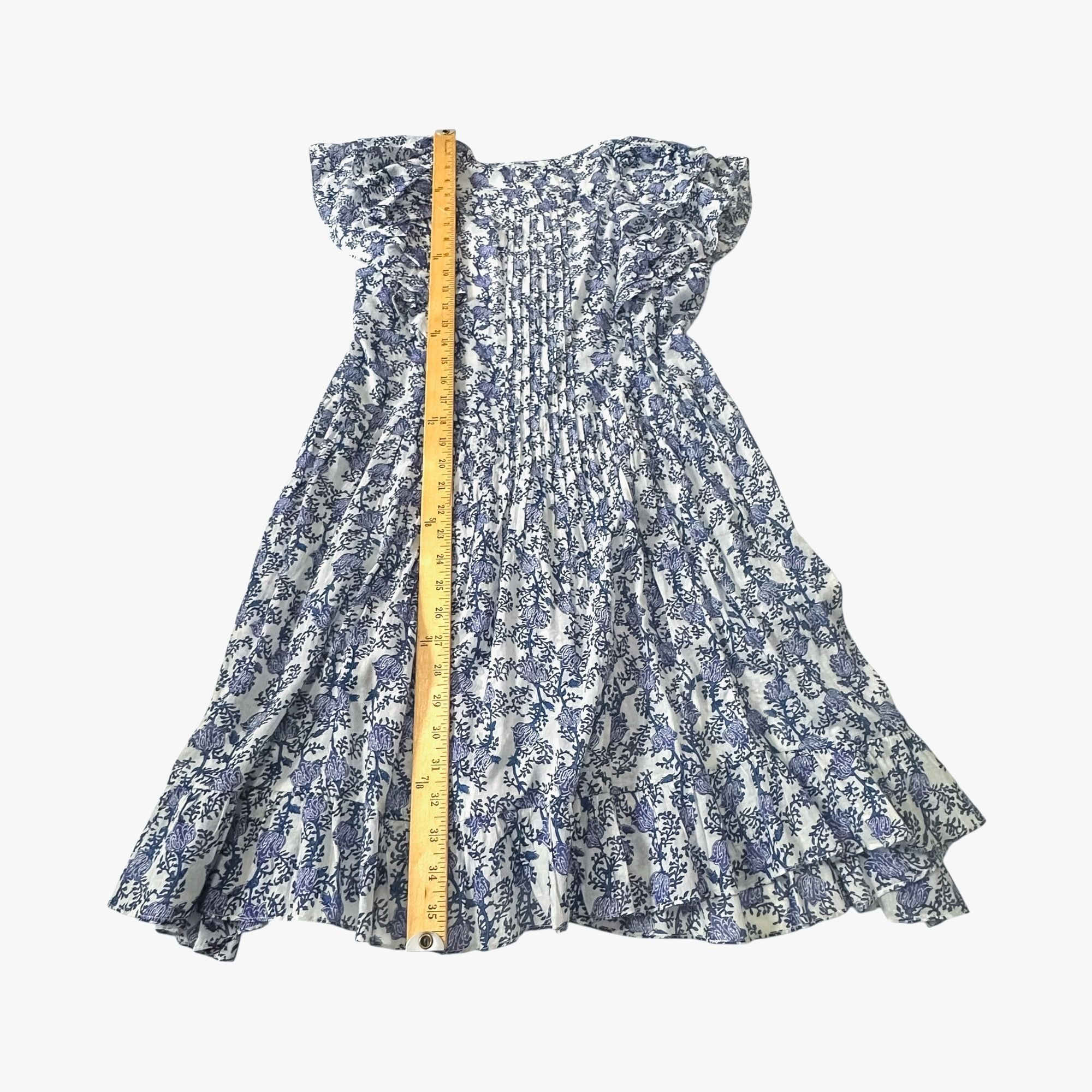 Isabel Marant Etoile Isabel Marant Étoile Godrana Blue Floral Cotton Mini Dress F Size M / US 6-8 / IT 42-44 - 13 Thumbnail