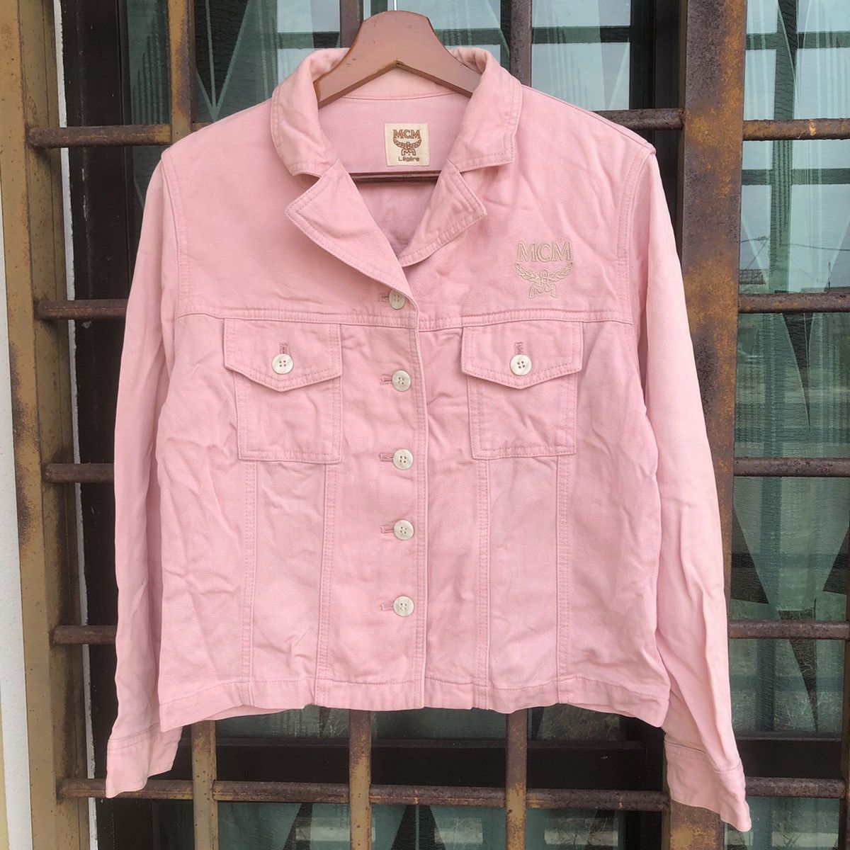 MCM MCM Pink Button Denim Jacket Size M / US 6-8 / IT 42-44 - 1 Thumbnail