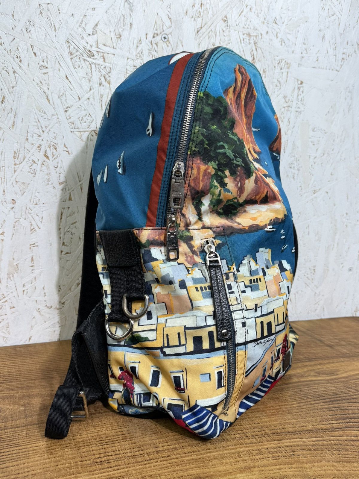 Dolce & Gabbana Dolce & Gabbana Capri L’isola Del Sole Backpack Rucksack Size ONE SIZE - 4 Thumbnail