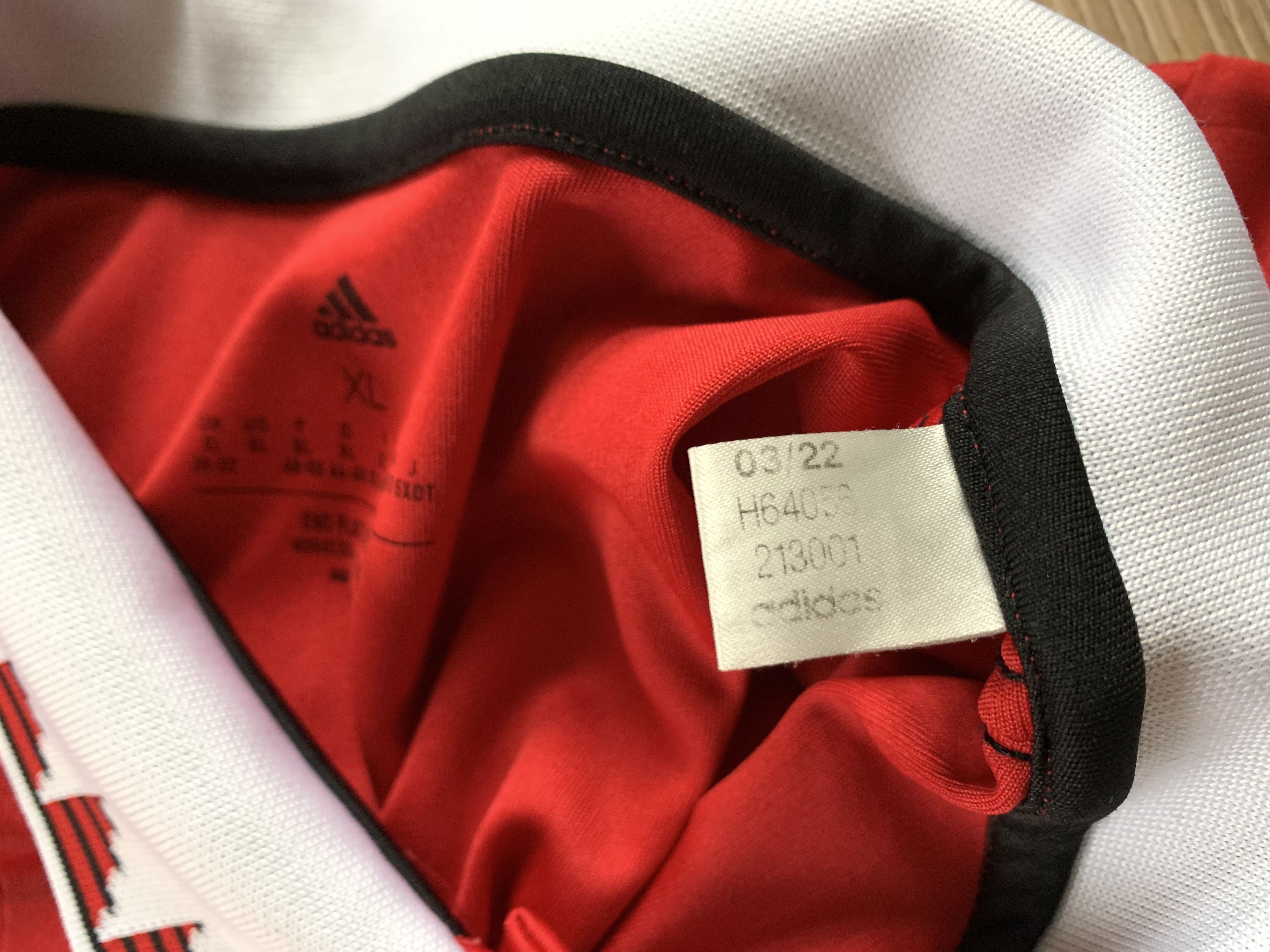 Adidas Adidas Manchester United Home Polo Jersey 2022-2023 Size US XL / EU 56 / 4 - 6 Thumbnail