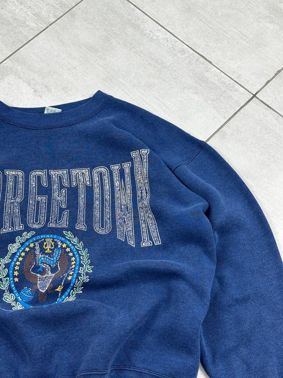 Vintage Vintage 80s Georgetown Hoyas Sweatshirt Made In USA Size US M / EU 48-50 / 2 - 6 Thumbnail