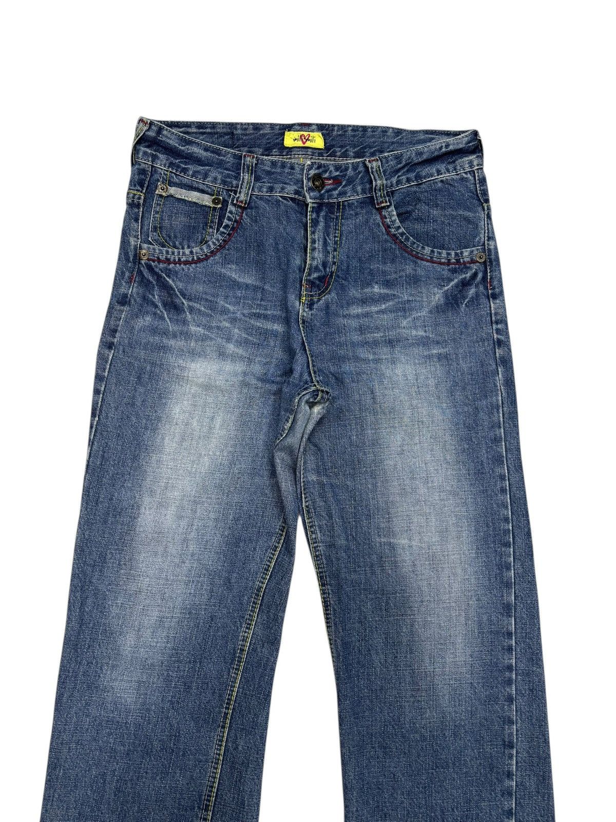 Tornado Mart FLARE JEANS MILI❤️MILI TORNADO MART STYLE 90s JAPANESE DENIM Size US 32 / EU 48 - 3 Thumbnail