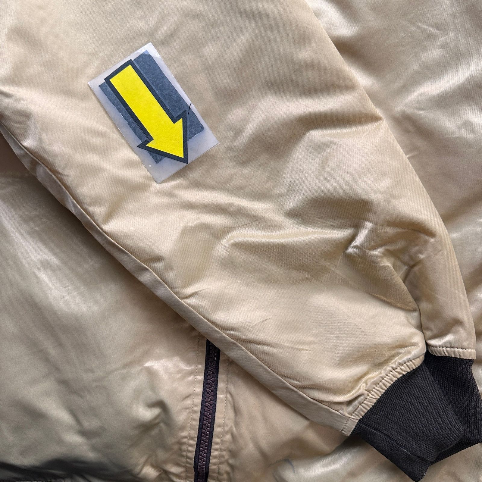 Rocawear Rocawear Nylon Gold Bomber Varsity Full Zip Jacket Mens 3XL Size US XXL / EU 58 / 5 - 6 Thumbnail