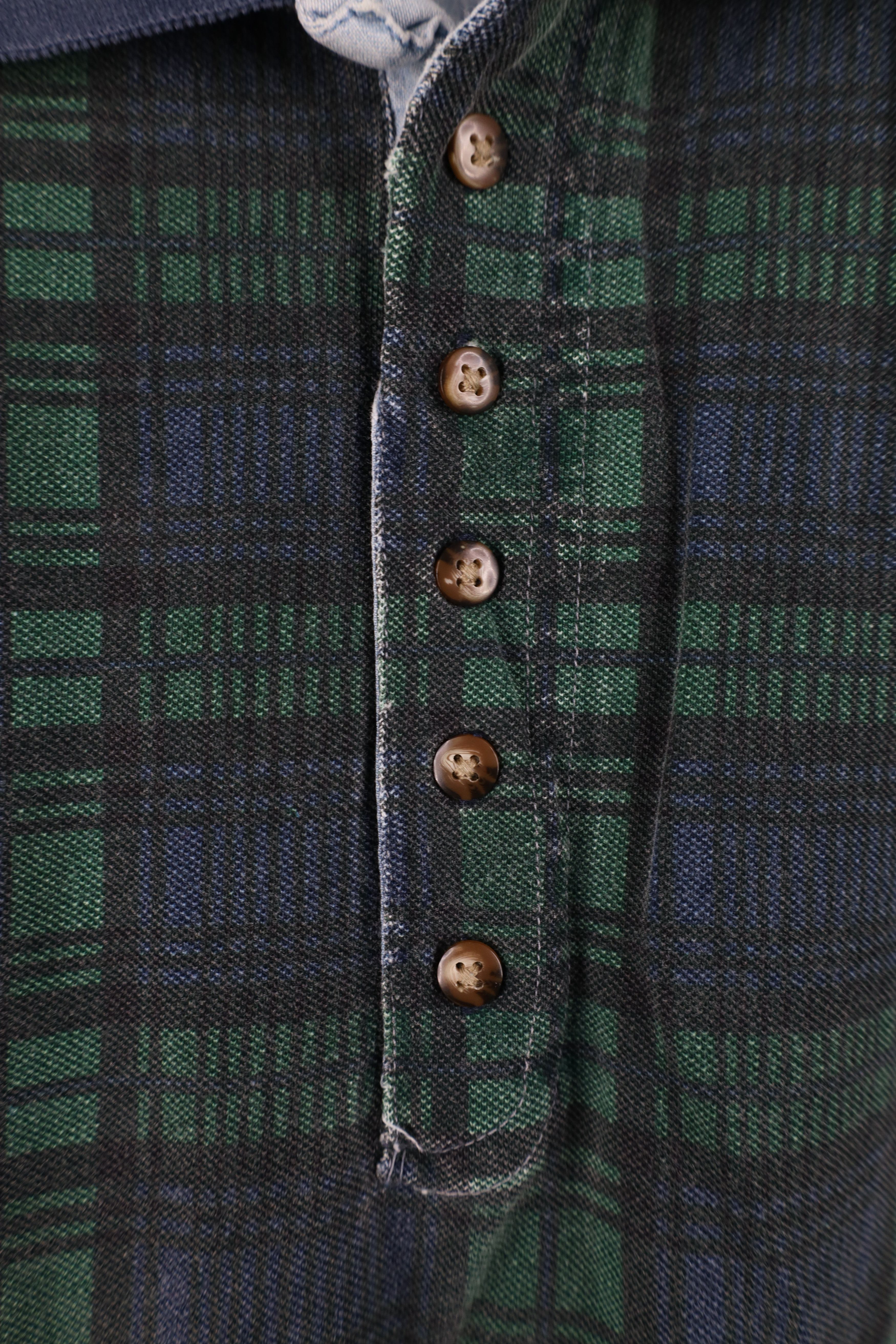 Vintage Vintage 90s Streetwear Fit Collared Golf Polo Shirt Plaid Size US M / EU 48-50 / 2 - 5 Thumbnail