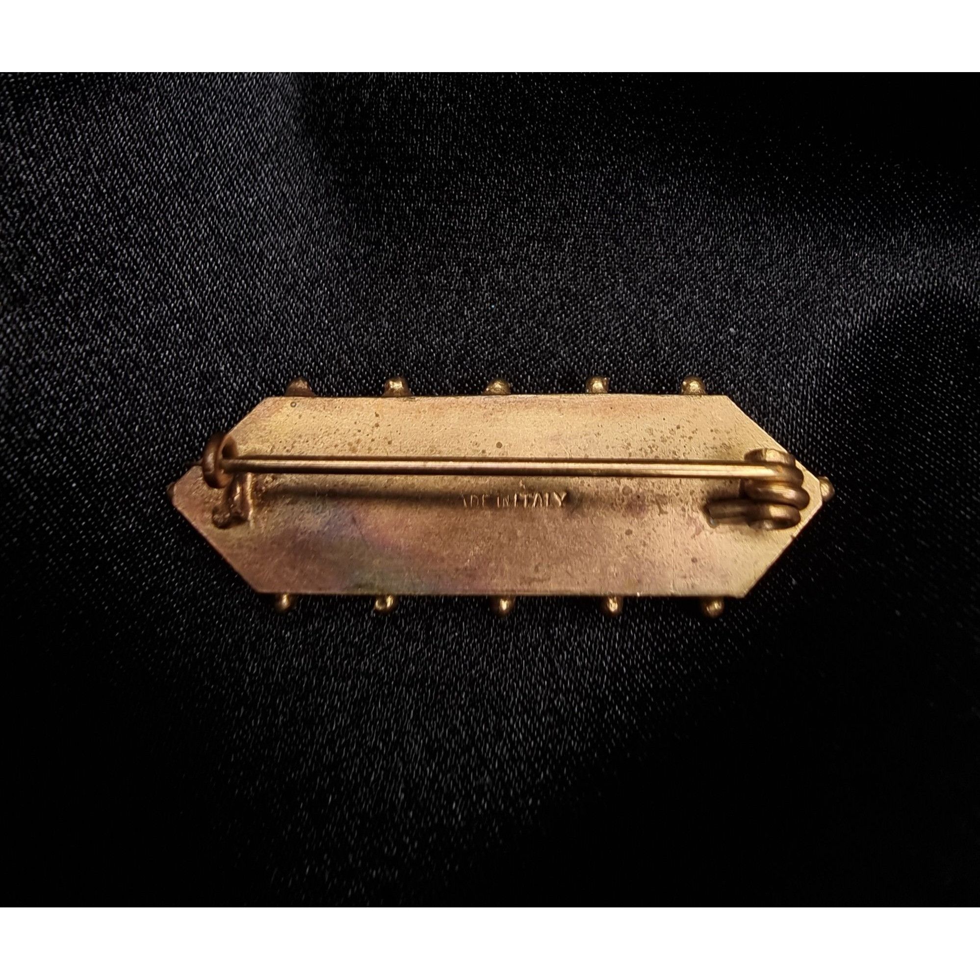 Vintage Vintage 1930s Italian Micromosaic Brooch Handcrafted With In Size ONE SIZE - 5 Thumbnail