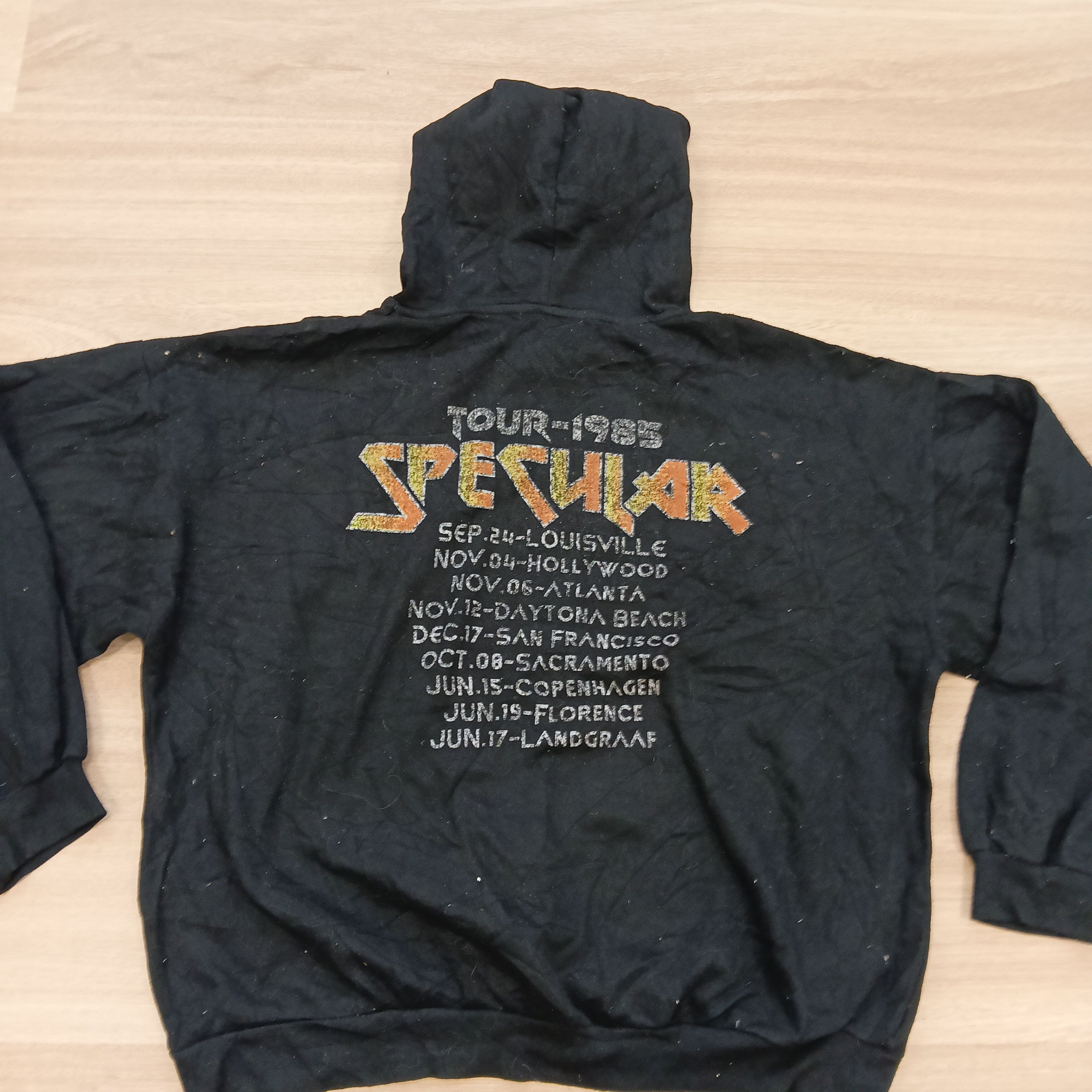 Other SPECTULAR TOUR 1985 SWEATSHIRT HOODIE XL Size US XL / EU 56 / 4 - 1 Thumbnail