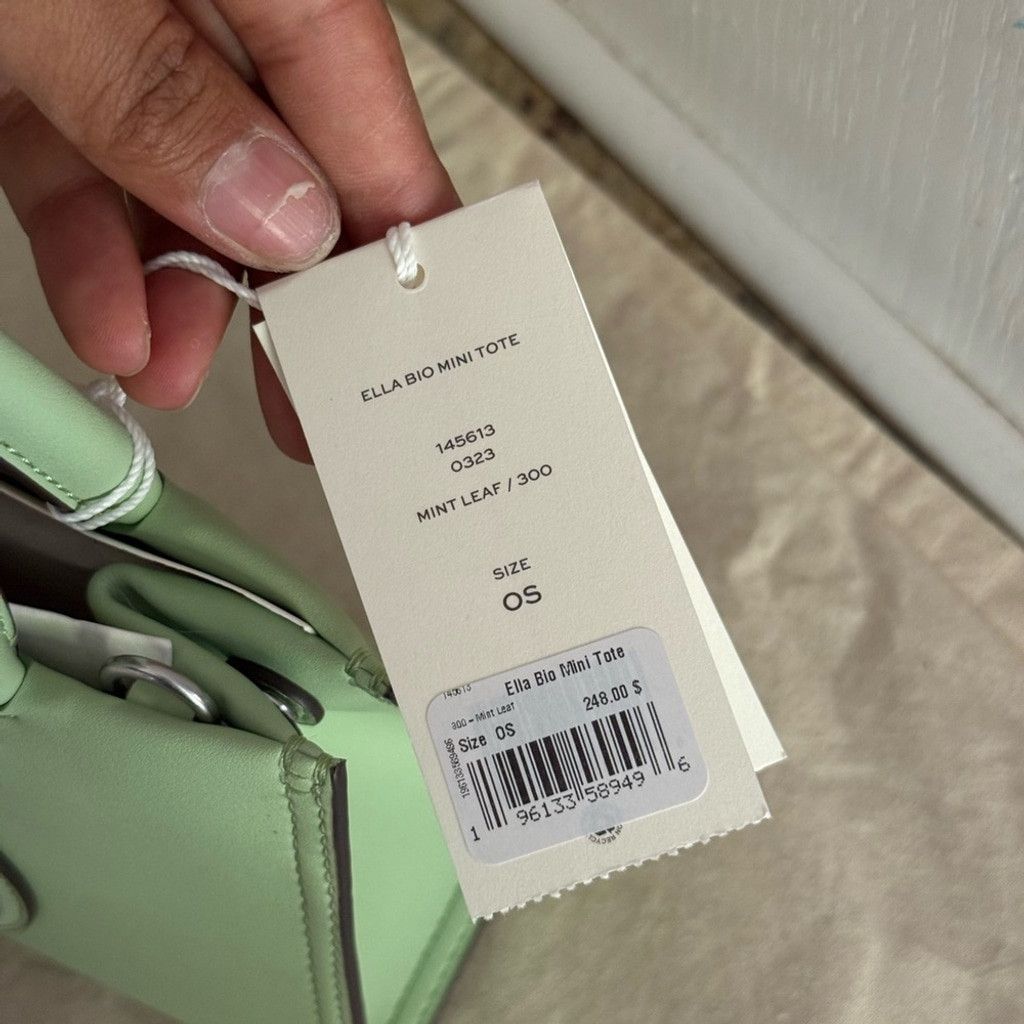 Tory Burch New Tory Burch Ella bio mini Mint leaf color Crossbody Bag Size ONE SIZE - 4 Thumbnail