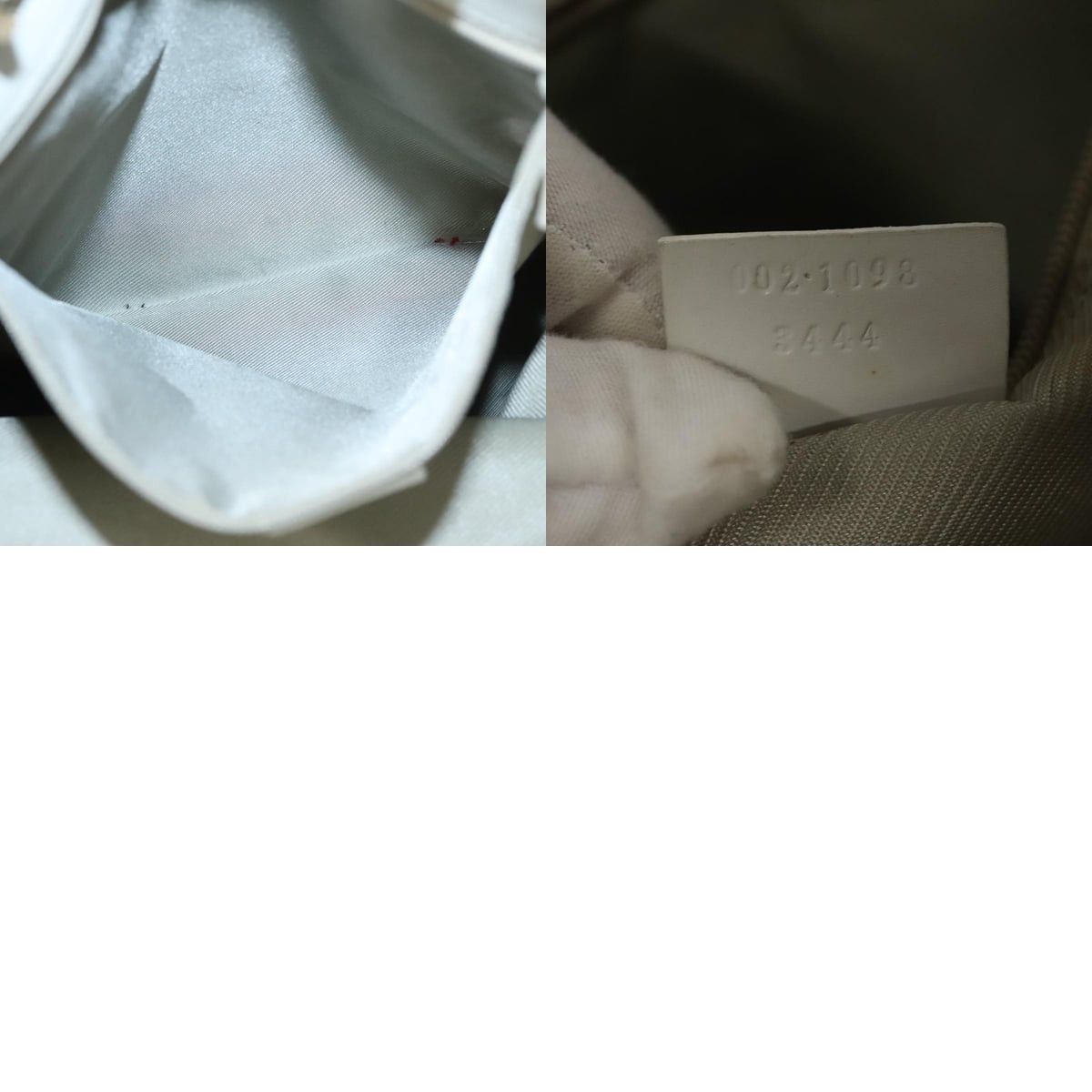 Gucci GUCCI GG Canvas Tote Bag Peppermint White Size ONE SIZE - 13 Thumbnail