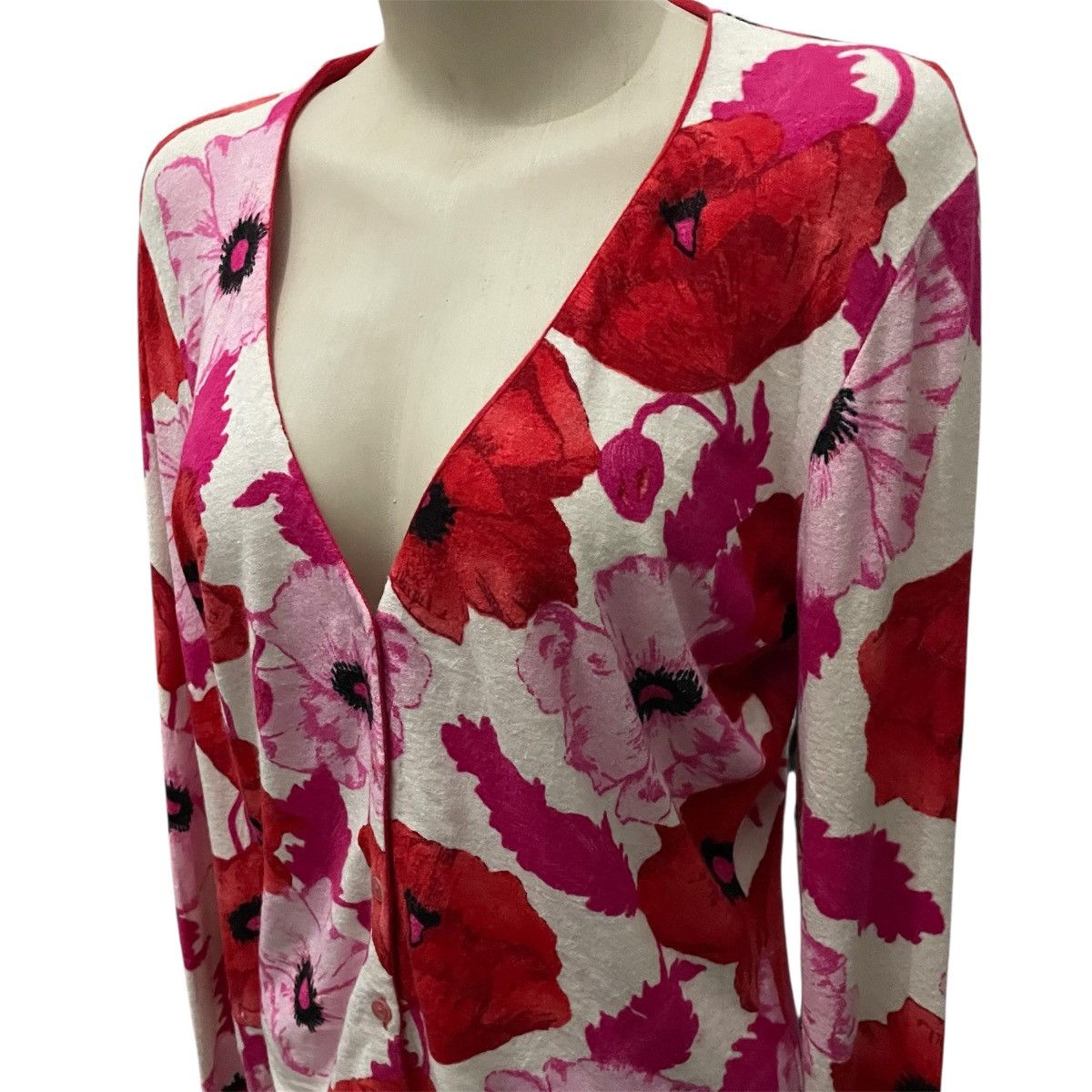 Anna Molinari ANNA MOLINARI FLORAL CARDIGAN JACKET Size M / US 6-8 / IT 42-44 - 4 Thumbnail