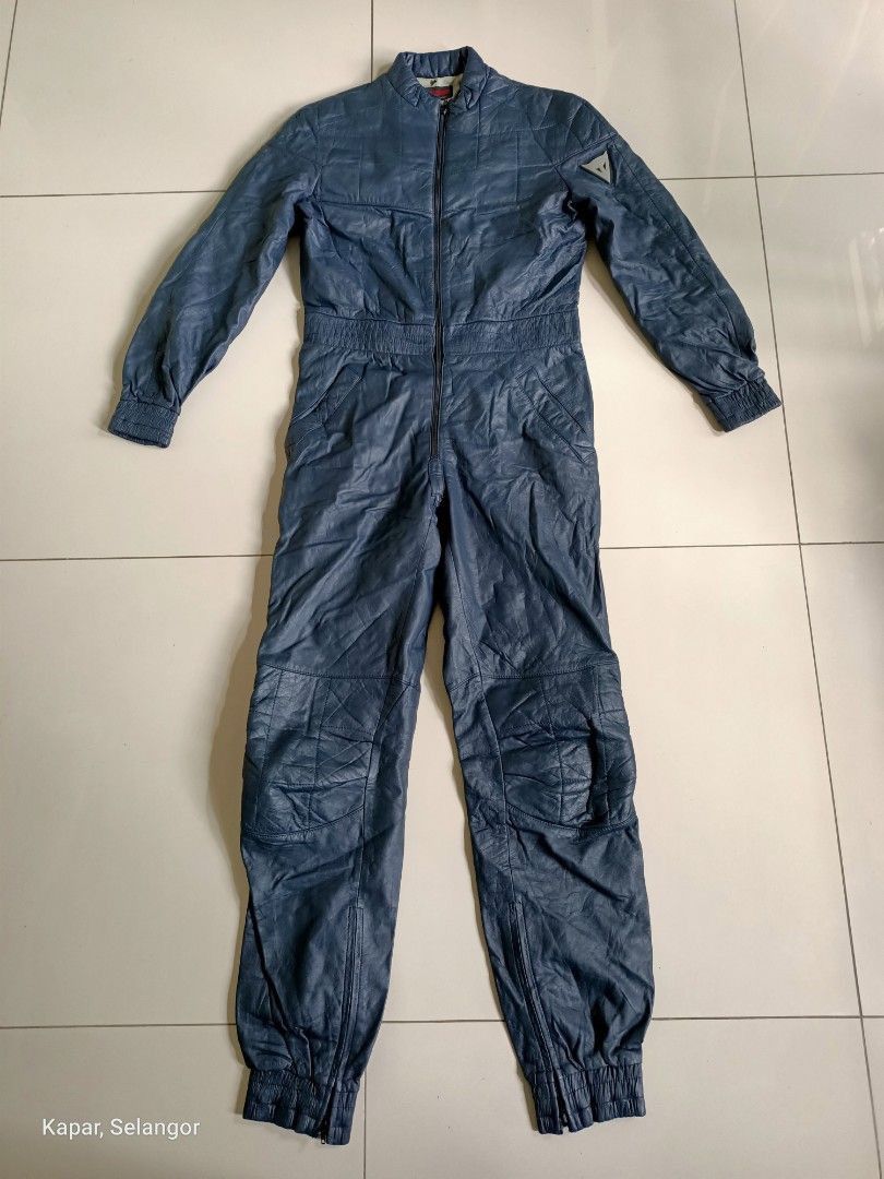 Dainese Vintage dainese leather jumpsuit motorcycle cafe racer Size US 32 / EU 48 - 1 Thumbnail