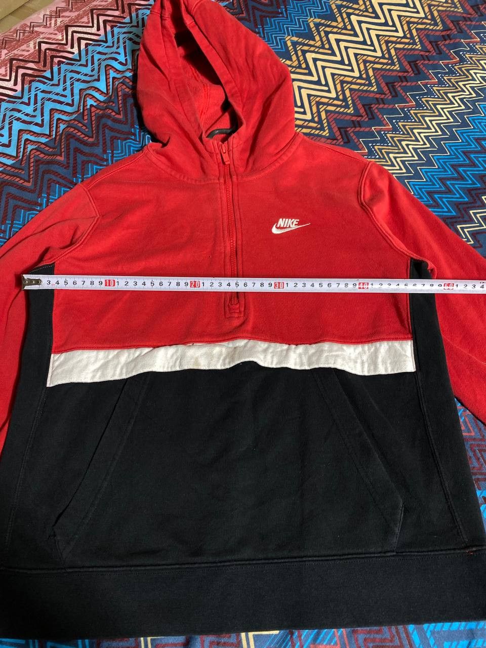Nike × Vintage Vintage Retro Nike Hoodie Boxy Y2K Logo Avant Garde Size US M / EU 48-50 / 2 - 10 Thumbnail