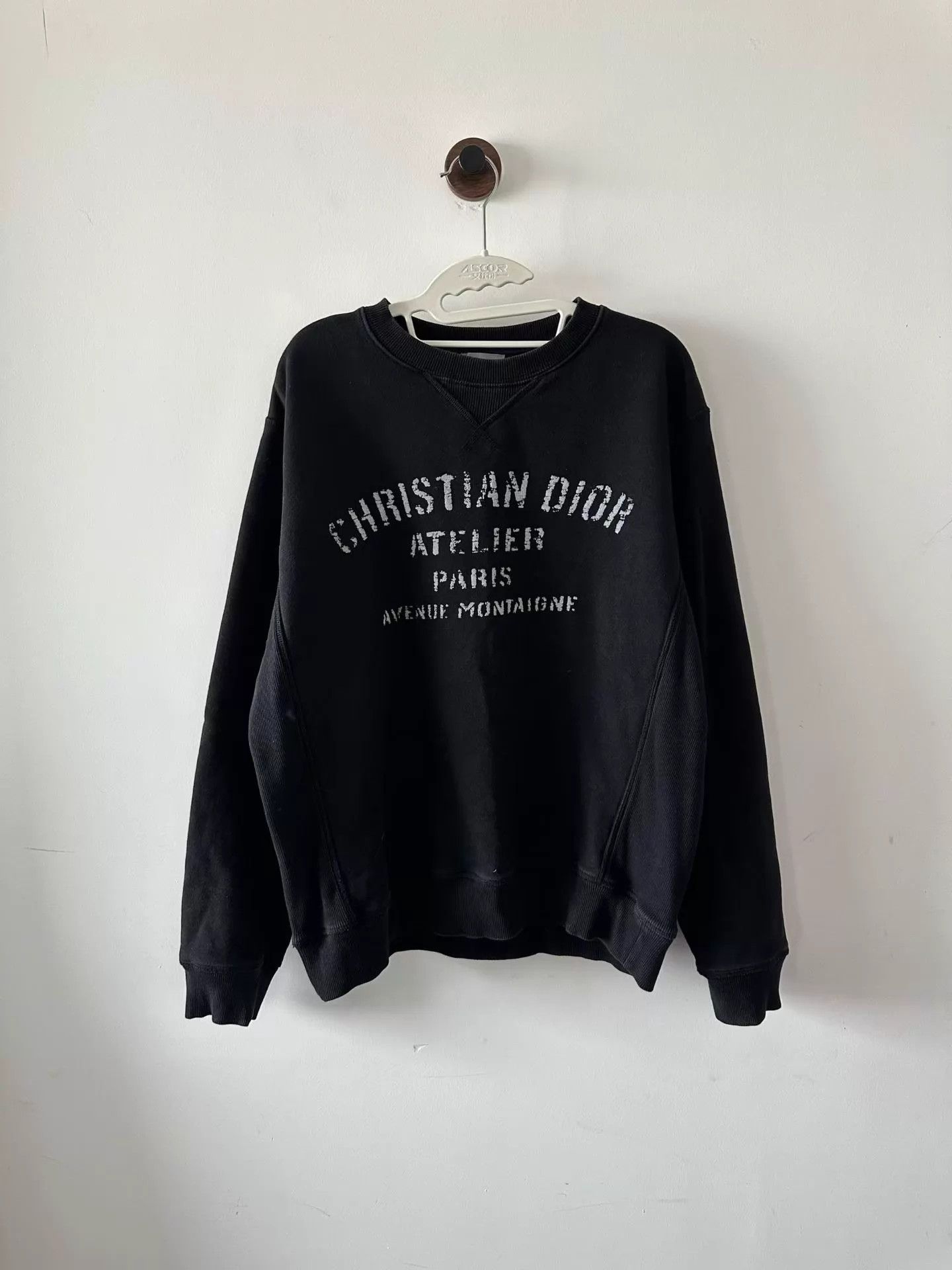 Dior Dior Black Slogan Sweatshirts L Size US L / EU 52-54 / 3 - 1 Thumbnail