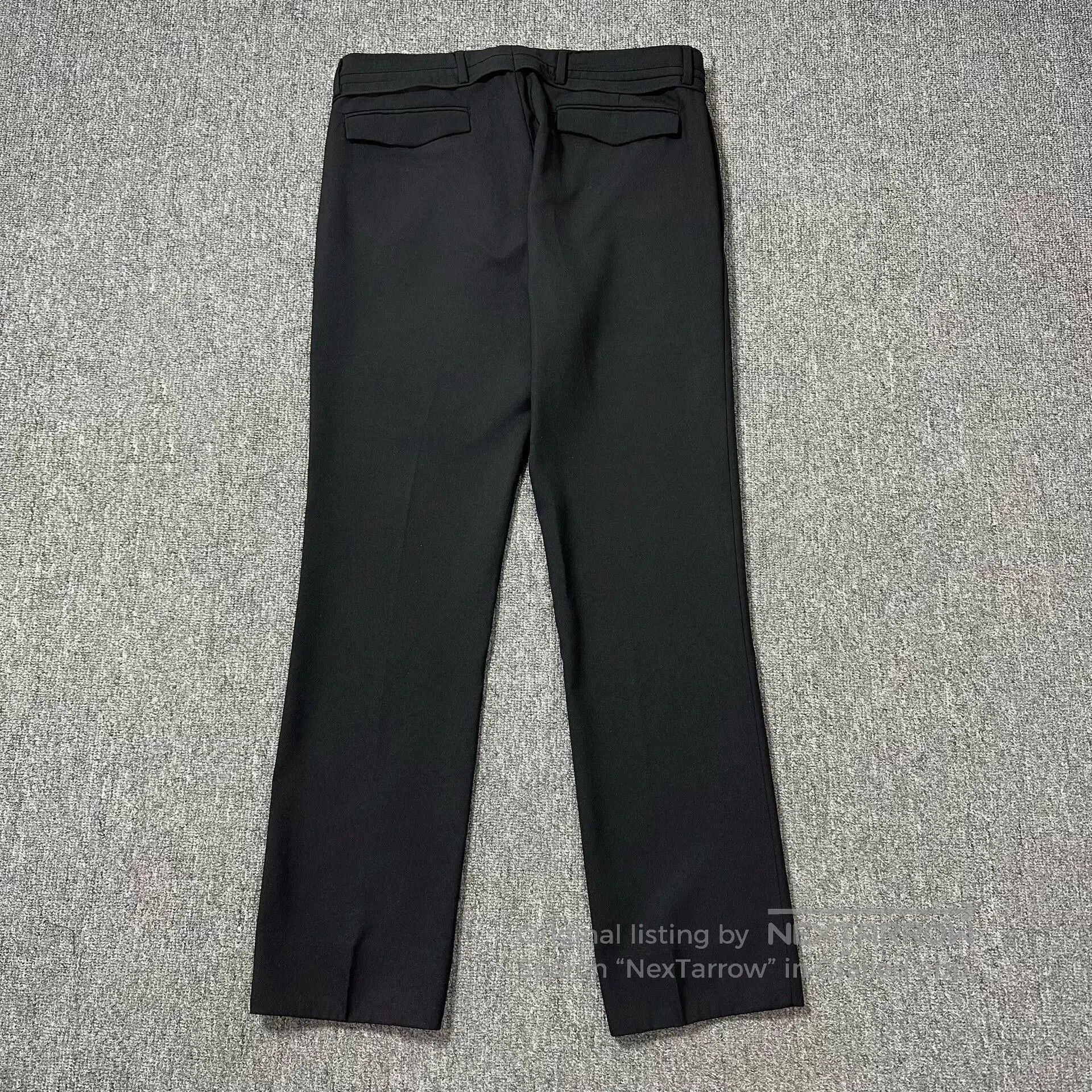 Dior Dior Black Double Waistband Tailored Pants. Size US 30 / EU 46 - 4 Thumbnail