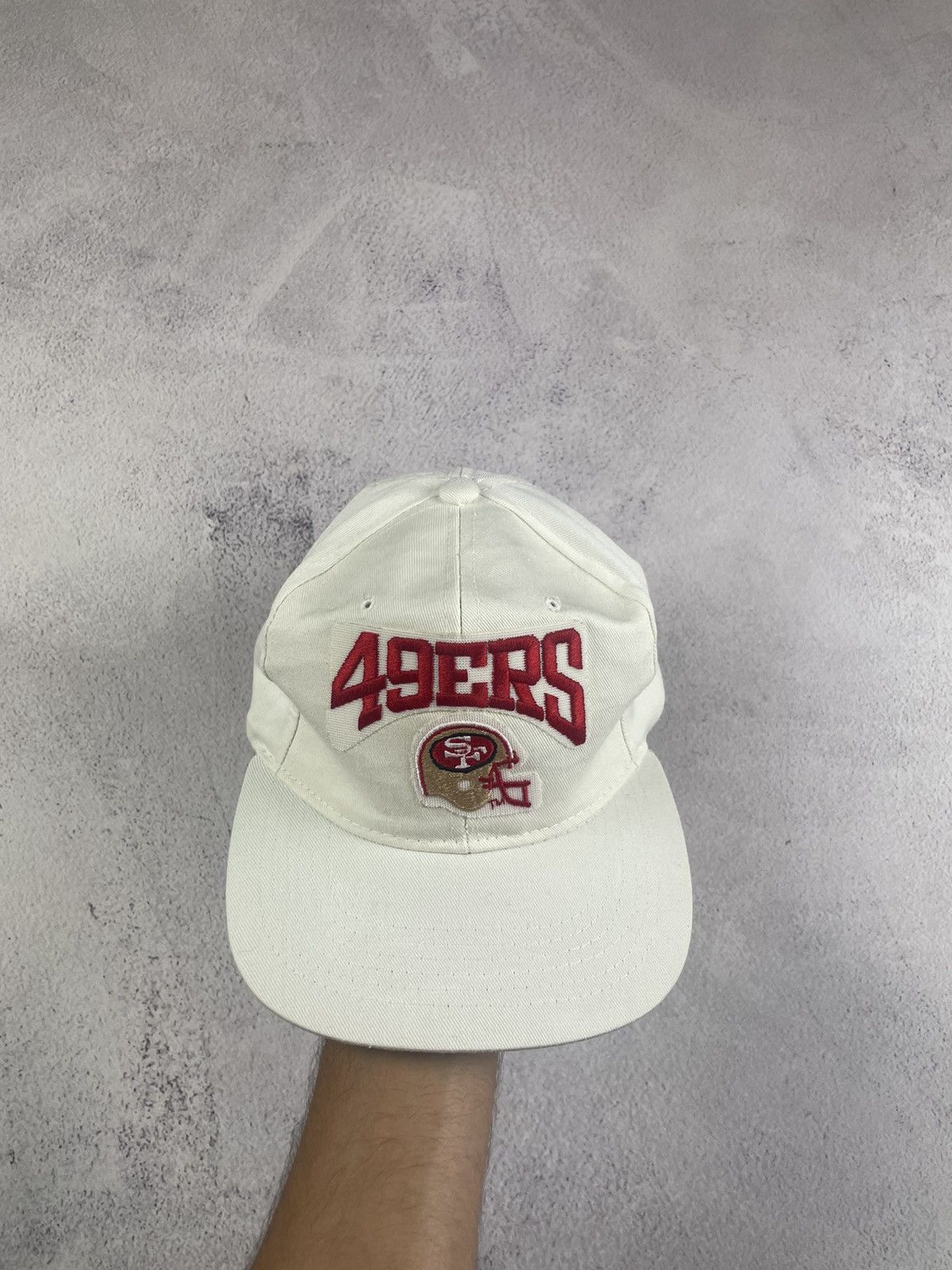 New Era Vintage San Francisco 49ers Cap NFL Football 90s White Red Size ONE SIZE - 1 Thumbnail