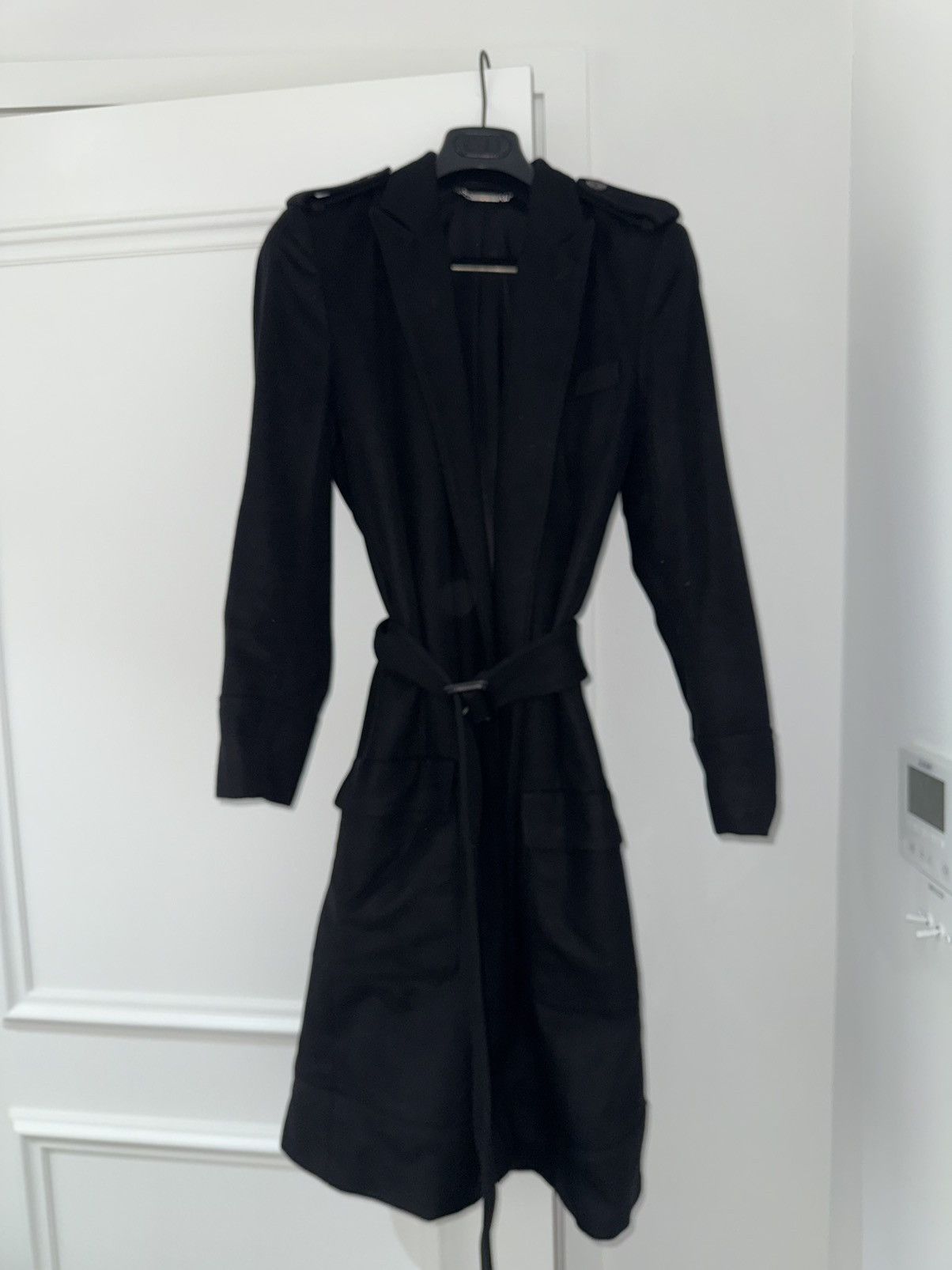 Dior Dior Hedi cashmare runway AW2004 robe coat Size US S / EU 44-46 / 1 - 4 Thumbnail