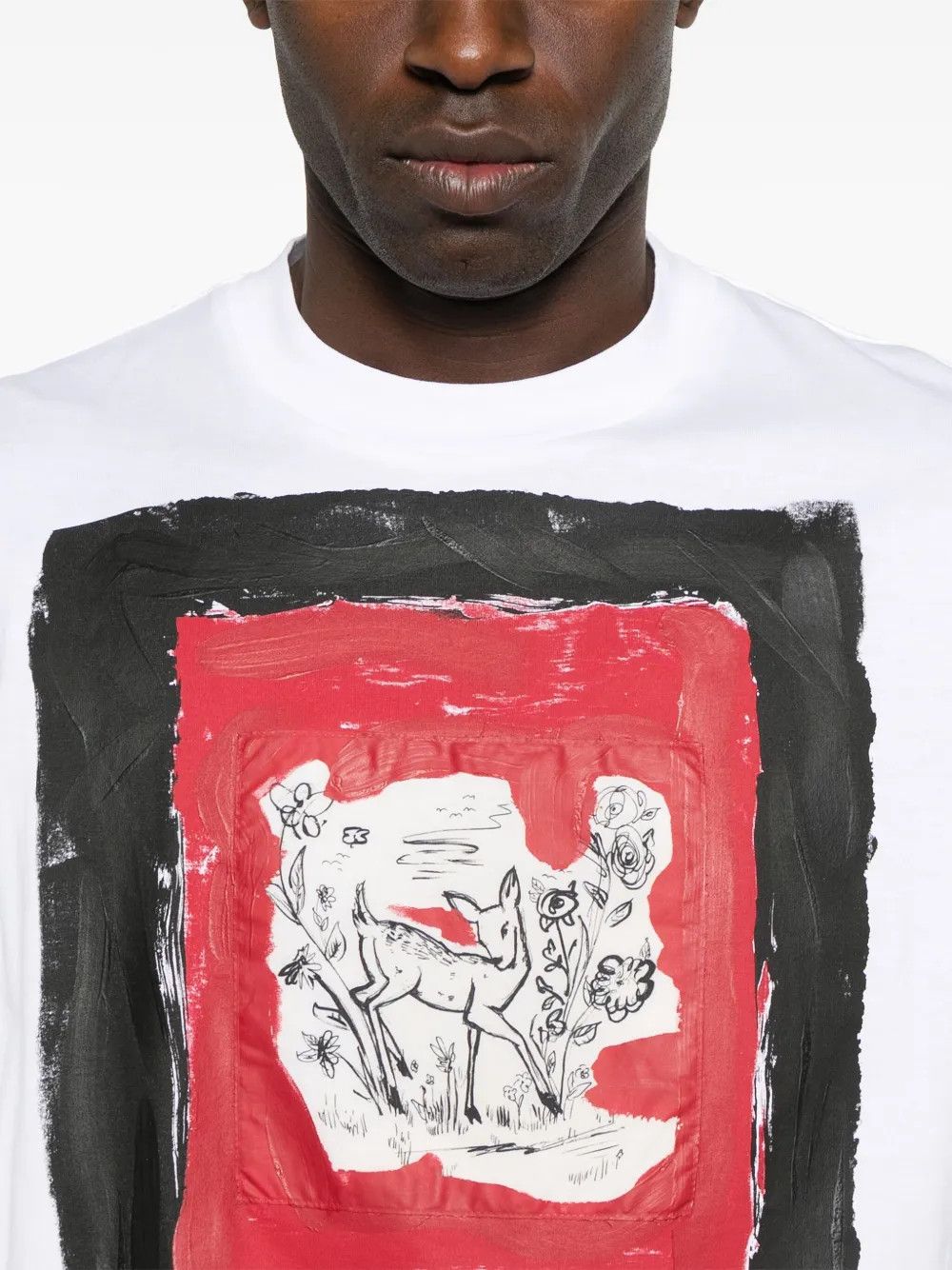 Marni o1w1db10526 T-Shirt in White Size US L / EU 52-54 / 3 - 4 Thumbnail