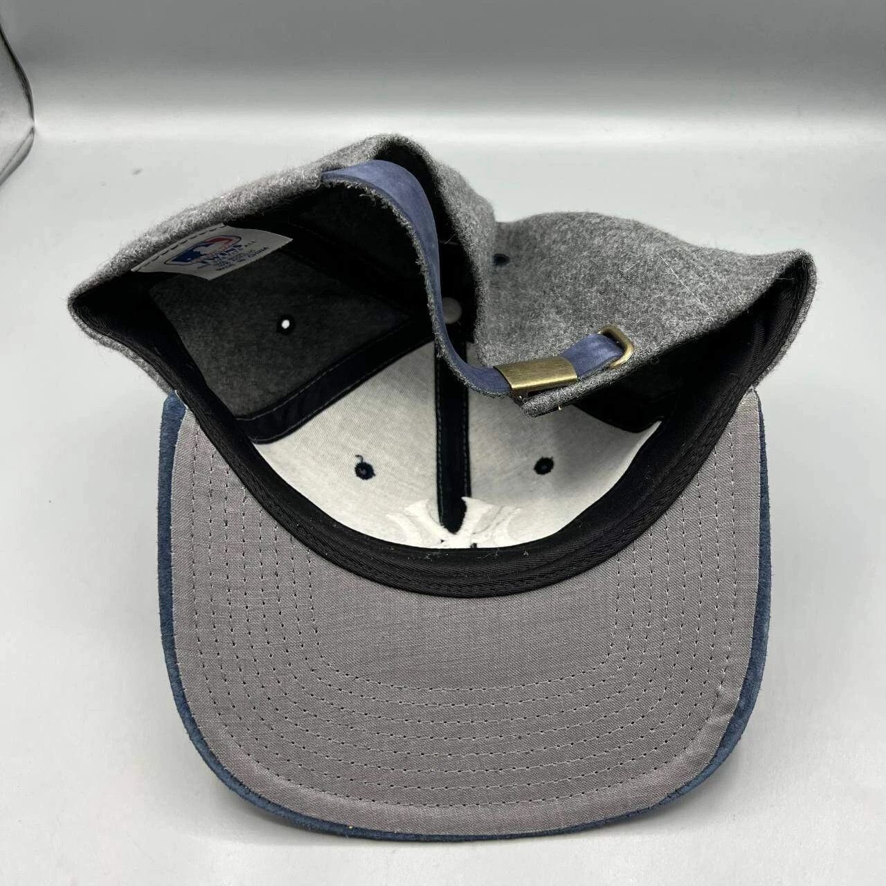 Twins Enterprise Inc. × Vintage New York Yankees Hat Wool Suede Twins Enterprise Strap Back Size ONE SIZE - 2 Thumbnail