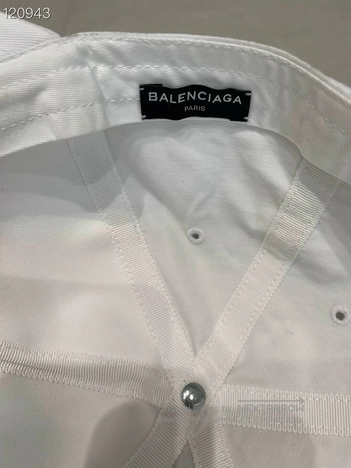 Balenciaga Balenciaga 079897H183 White Unisex Baseball Cap. Size ONE SIZE - 5 Thumbnail