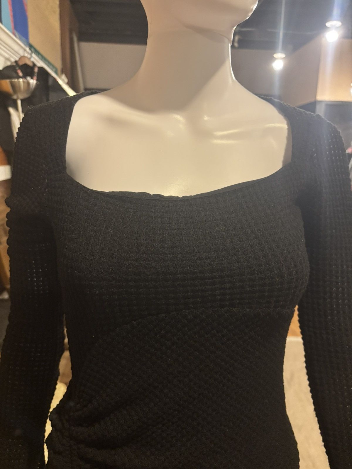 Other Black long sleeve dress.wd-255 Size S / US 4 / IT 40 - 6 Thumbnail
