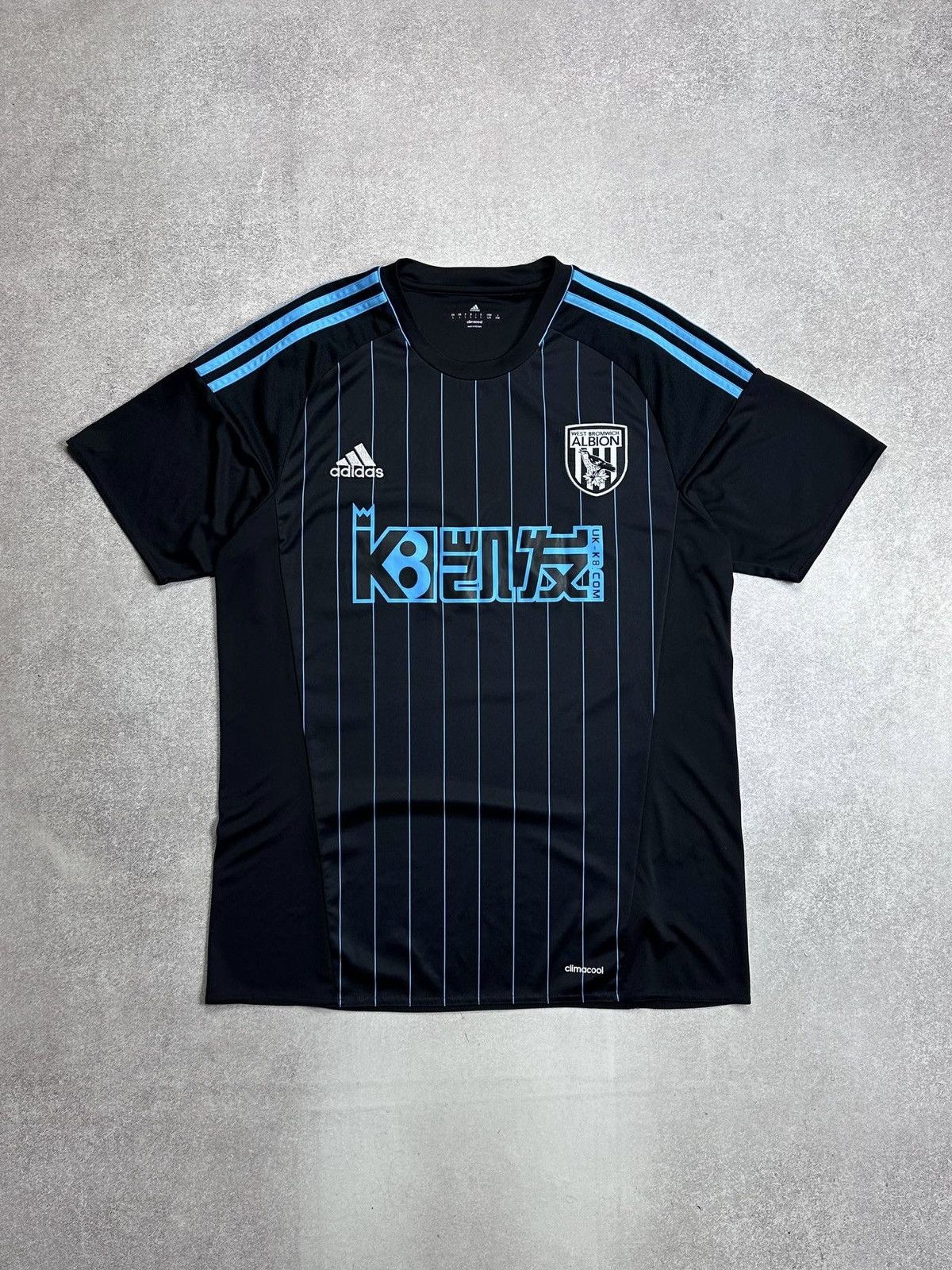 Adidas 2016 West Bromwich Albion Jersey Blockcore Football T-shirt Size US L / EU 52-54 / 3 - 1 Thumbnail