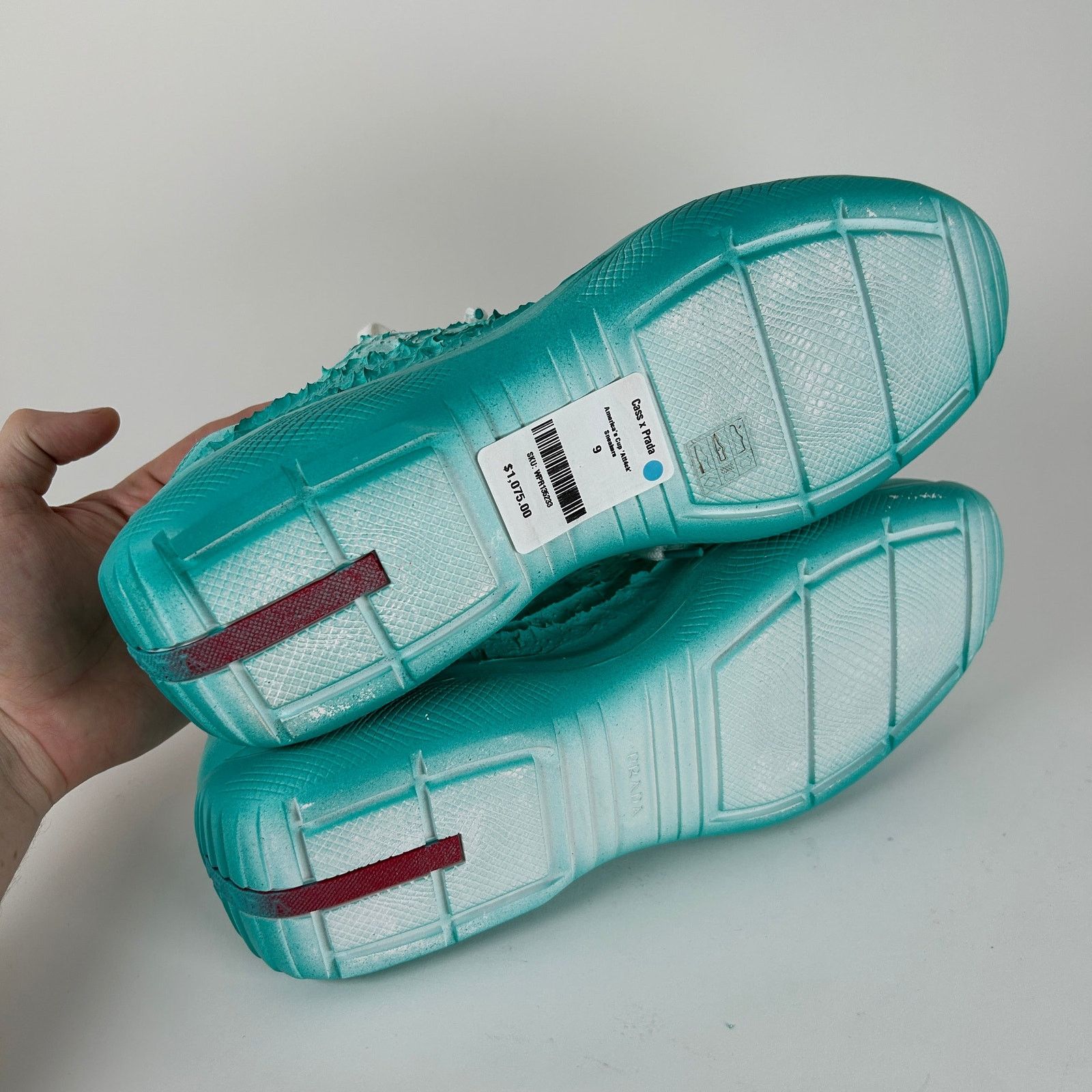 Prada Prada x Cassius Hirst Ice Blue 'Attack' Cups Size 9 Size US 10.5 / EU 43-44 - 7 Thumbnail