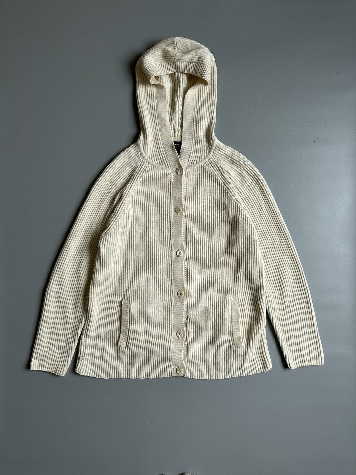 Ralph Lauren Lauren Ralph Lauren Knitted Hooded Button Jacket Size M Size M / US 6-8 / IT 42-44 - 1 Thumbnail