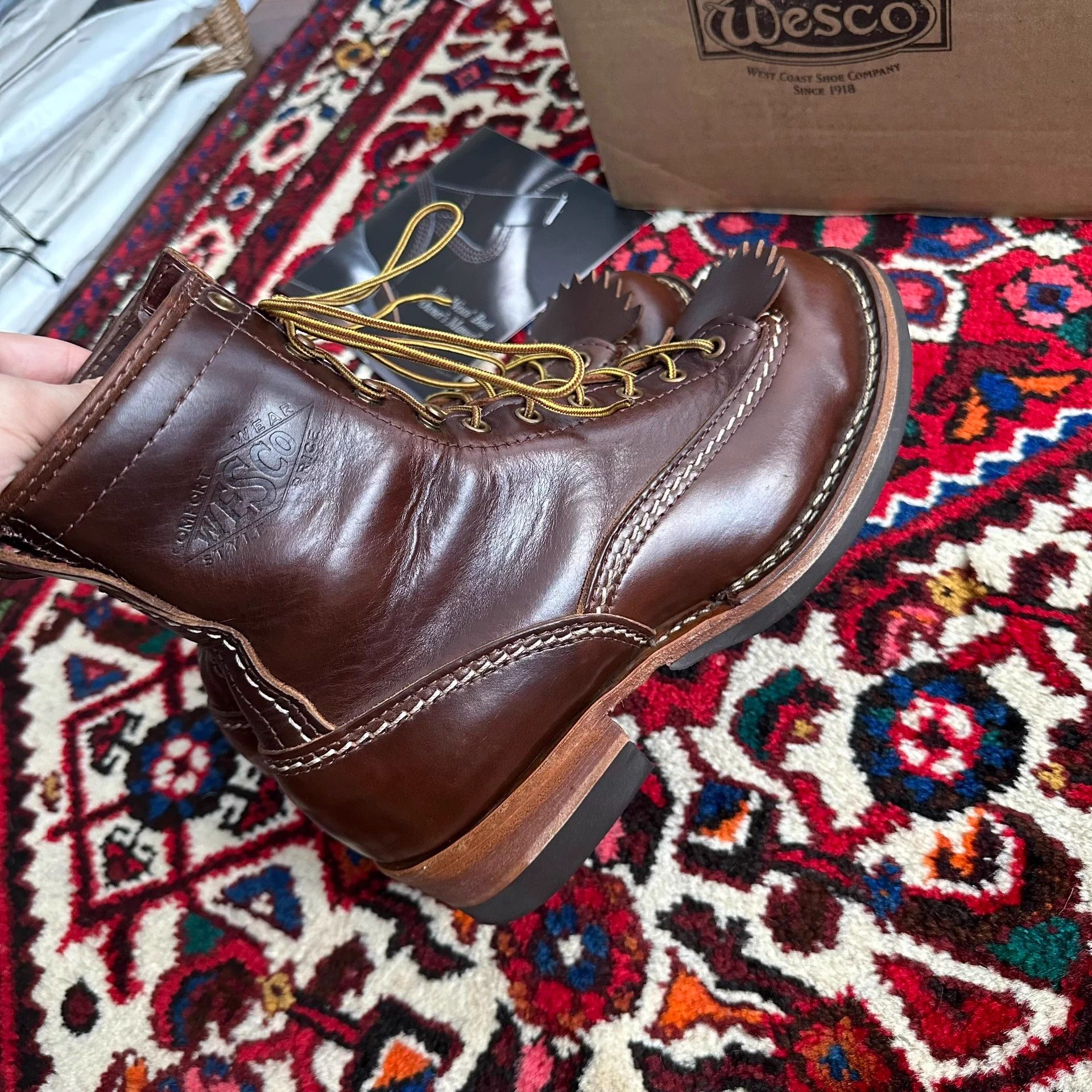 WESCO Wesco Jobmaster Short Top Boots 7.5E Size US 7.5 / EU 40-41 - 3 Thumbnail