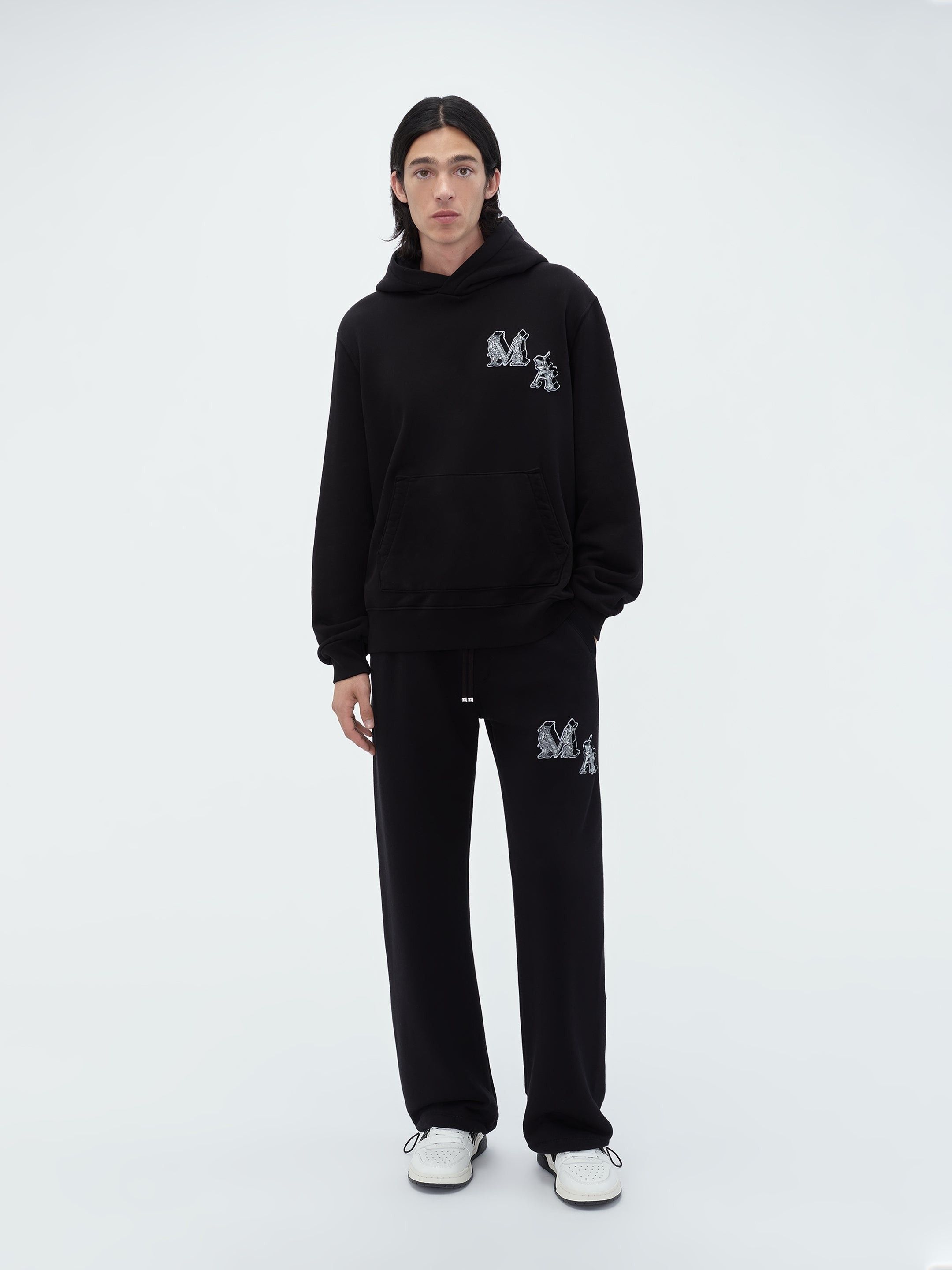 Amiri o1s1wg110425 Angel Hoodie in Black Size US L / EU 52-54 / 3 - 3 Thumbnail