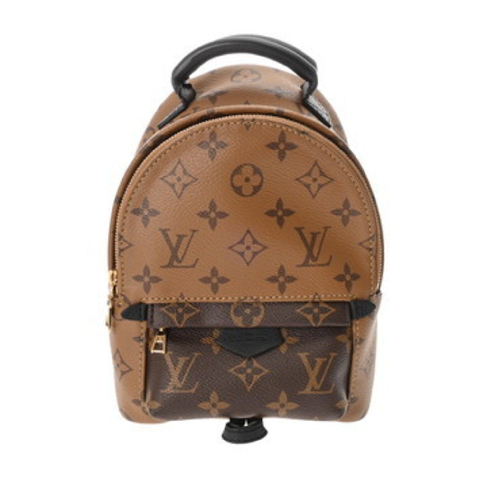Louis Vuitton Monogram Reverse Palm Springs MINI New Camel M44872 Women's Canvas Backpack/Daypack