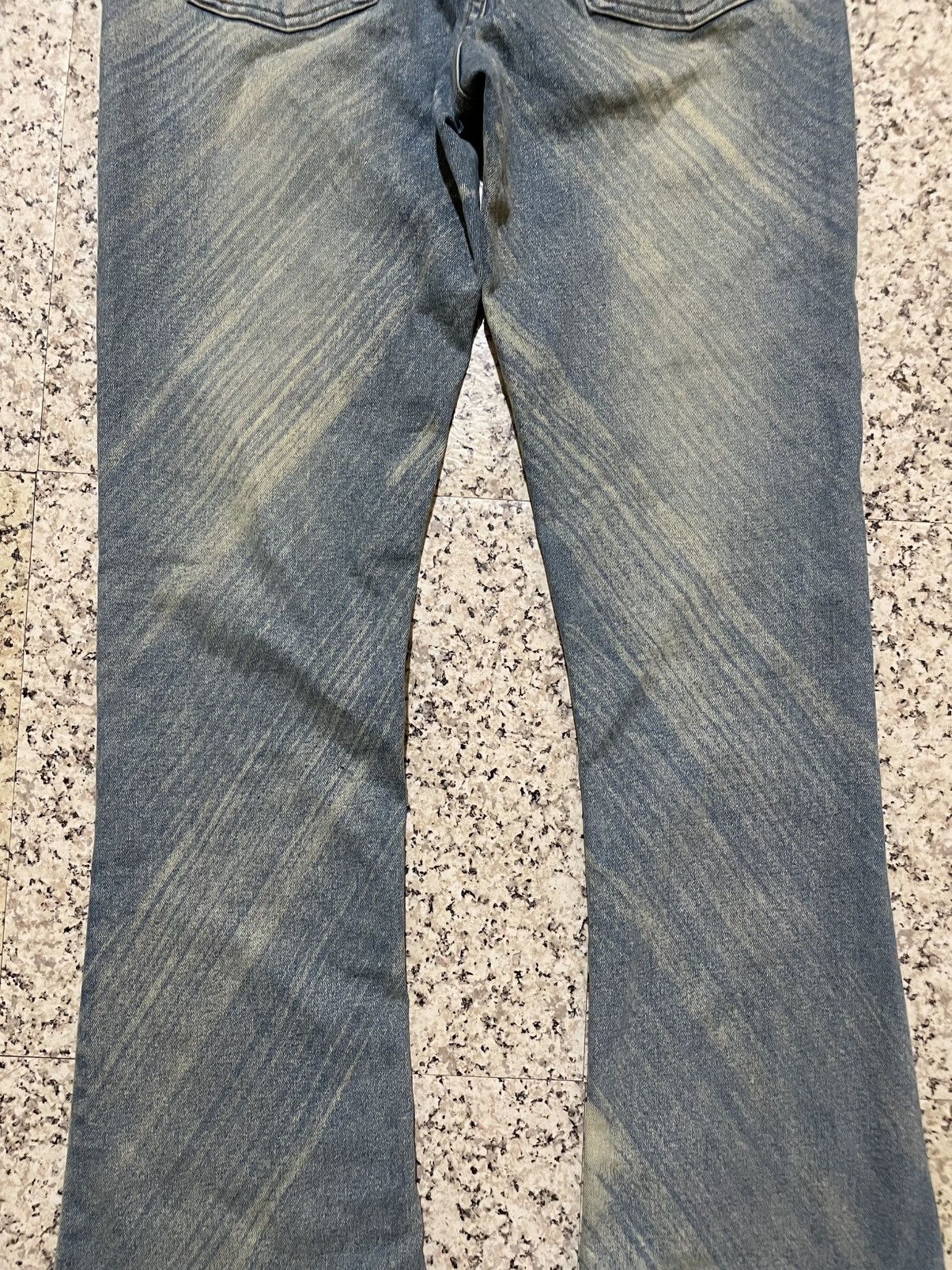EGOIST Vintage EGOIST Y2K Sand Wash Flare Denim Pants LGB Style Size 27" / US 4 / IT 40 - 15 Thumbnail