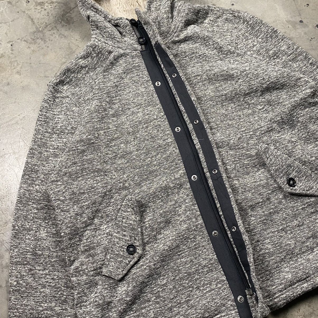 Designer × Japanese Brand Louis Chavlon Wool Fur Zip Up Hoodie Jacket Size US XL / EU 56 / 4 - 4 Thumbnail