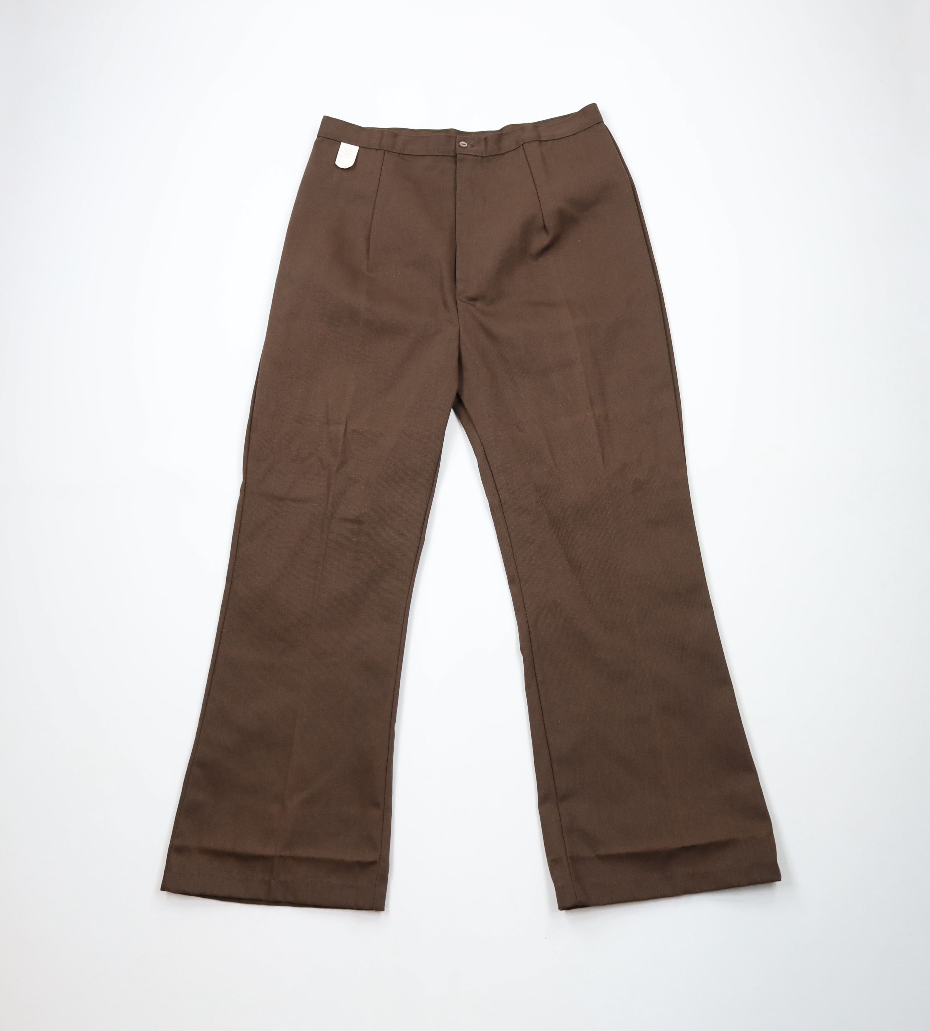 Vintage Deadstock Vintage 70s Streetwear Leg Bell Bottoms Pants USA Size 34" / US 12 / IT 48 - 1 Thumbnail