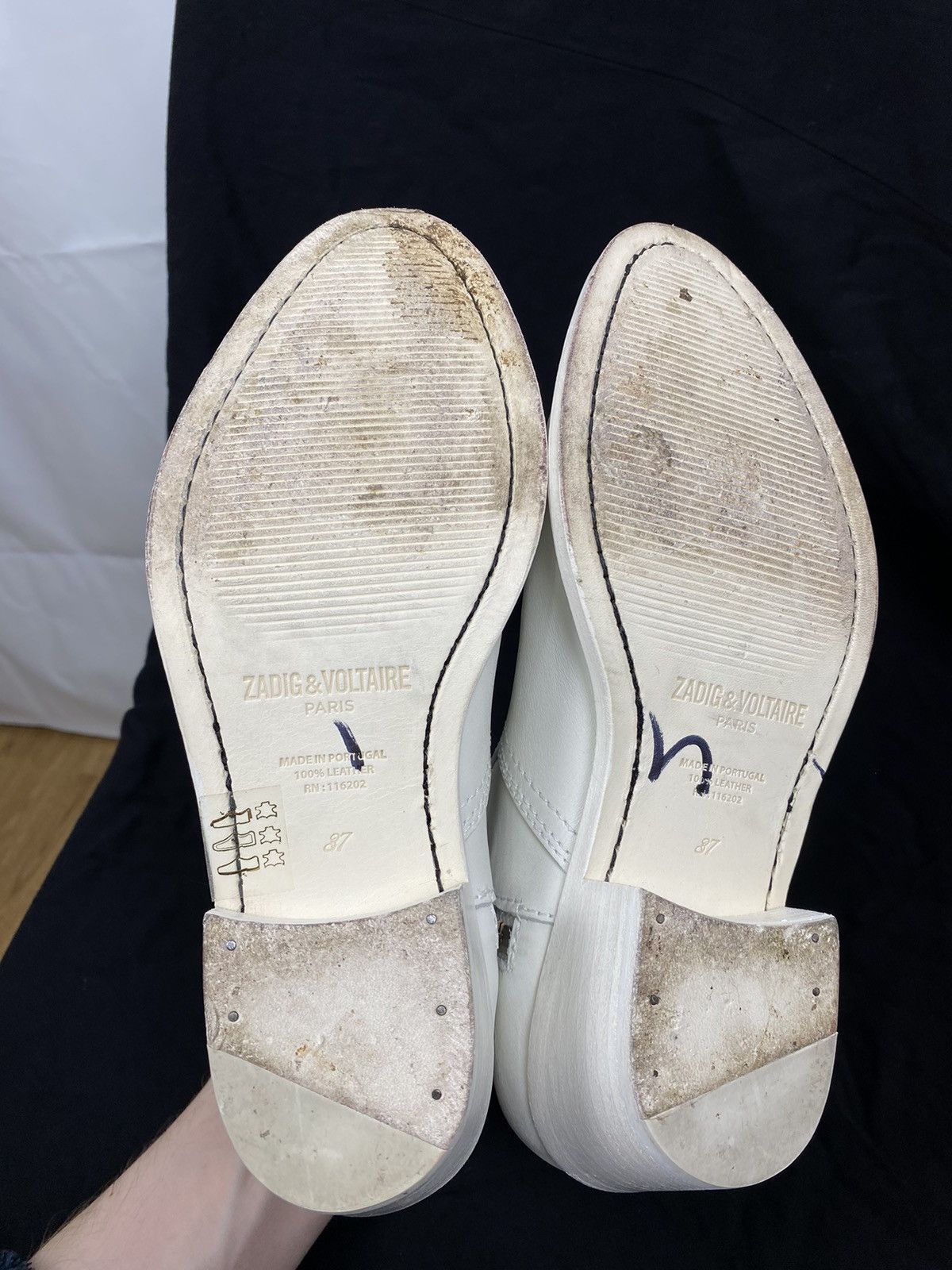 Zadig & Voltaire Zadig & Voltaire Leather Western Boots size 37 Size US 7 / IT 37 - 9 Thumbnail