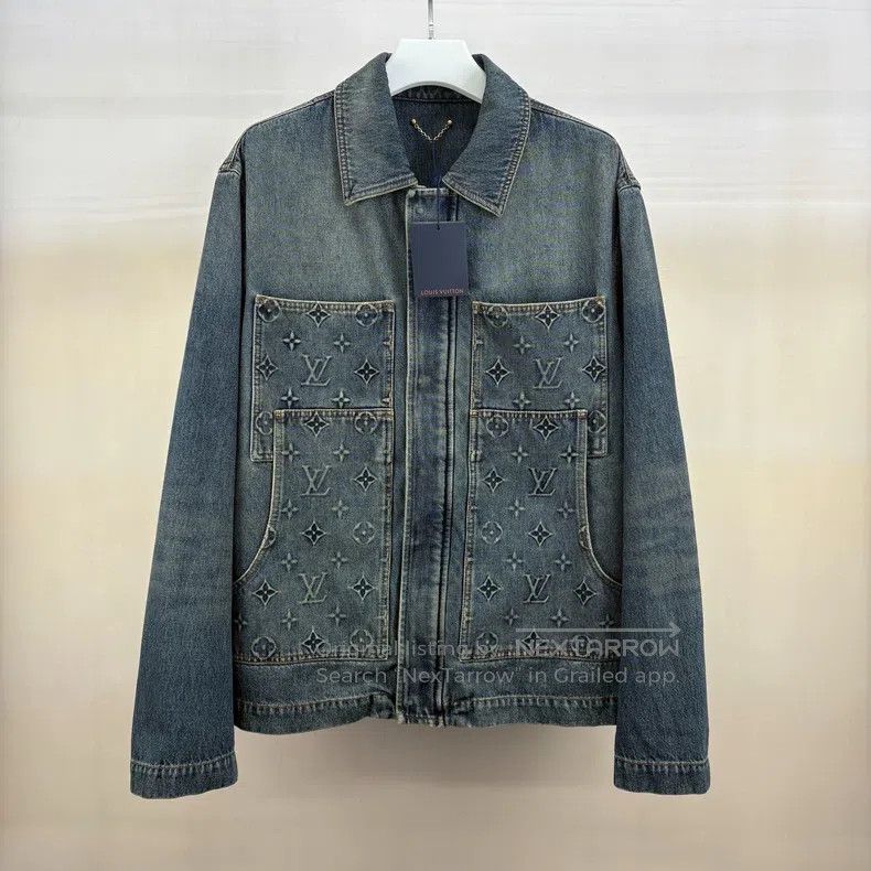 Louis Vuitton Louis Vuitton Cameo full-print lumberjack denim jacket Size US XXL / EU 58 / 5 - 1 Thumbnail