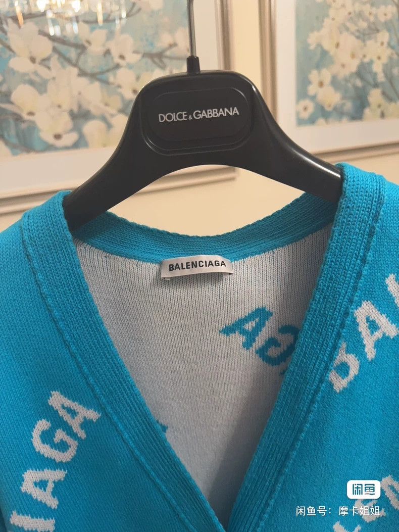 Balenciaga Balenciaga Logo knit cardigan shirt 2502-Nextarrow Size US S / EU 44-46 / 1 - 5 Thumbnail