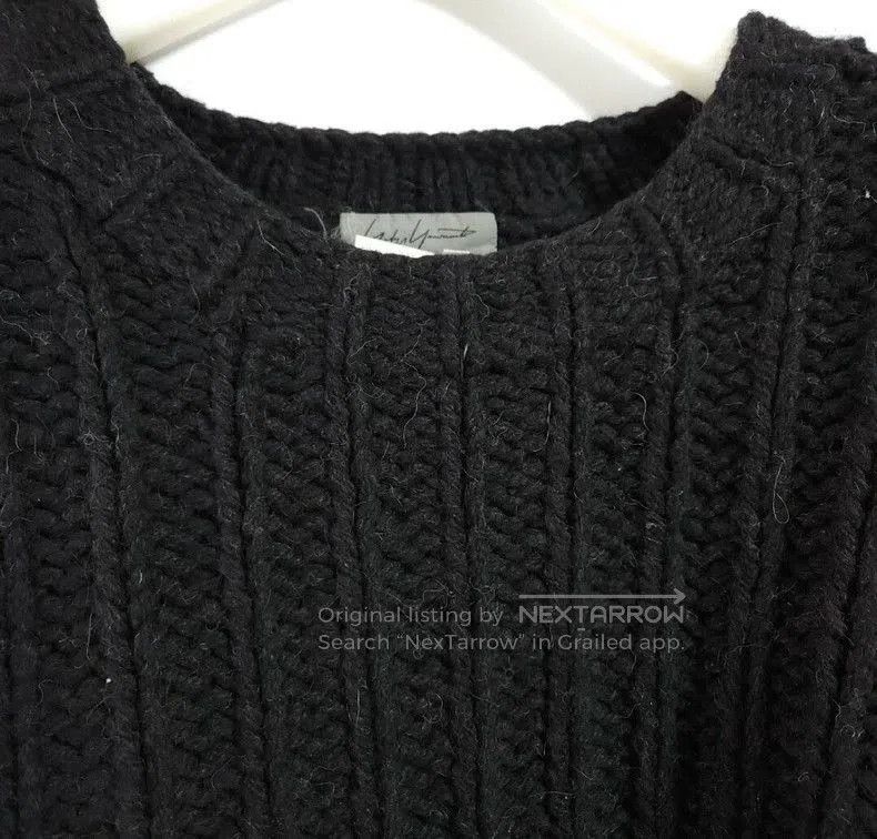 Yohji Yamamoto yohji yamamoto 1993AW outline wool knit sweater. Size US M / EU 48-50 / 2 - 3 Thumbnail
