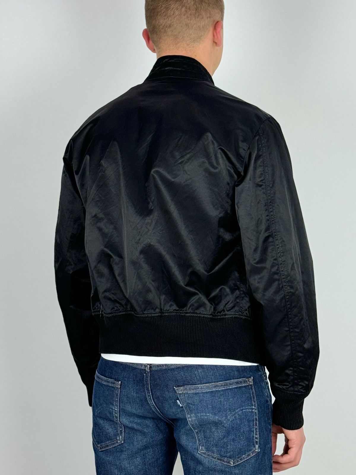 Hugo Boss Hugo Boss Fabulous Reversible Black Bomber Jacket Size US M / EU 48-50 / 2 - 6 Thumbnail