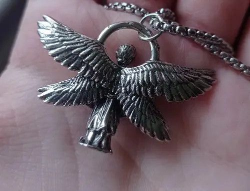 Jewelry × Vintage Angel Pendant Necklace Size ONE SIZE - 2 Thumbnail
