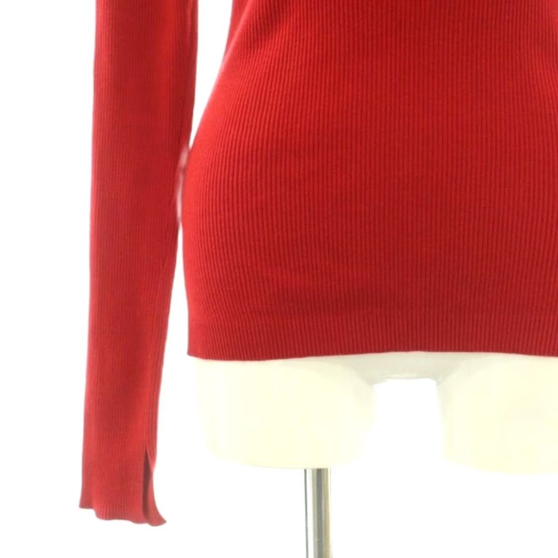 Auralee Ron Herman Auralee Giza Rib Turtle Neck Top Knit Sweater White 22 Regular Women Size 3XL / US 20-22 - 5 Thumbnail