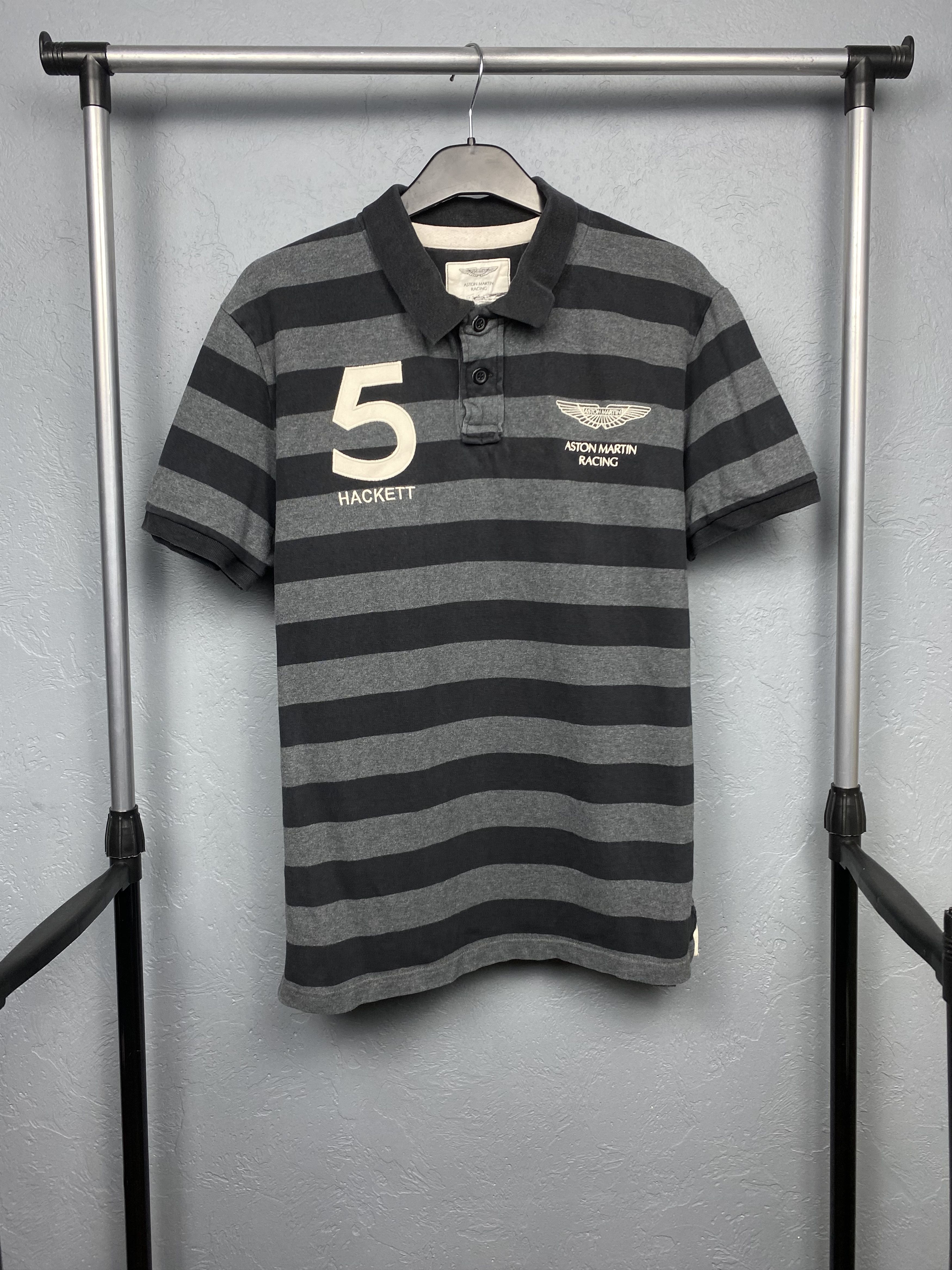 Hackett × Vintage Aston Martin Racing by Hackett Mens Polo Shirt Size US L / EU 52-54 / 3 - 1 Thumbnail